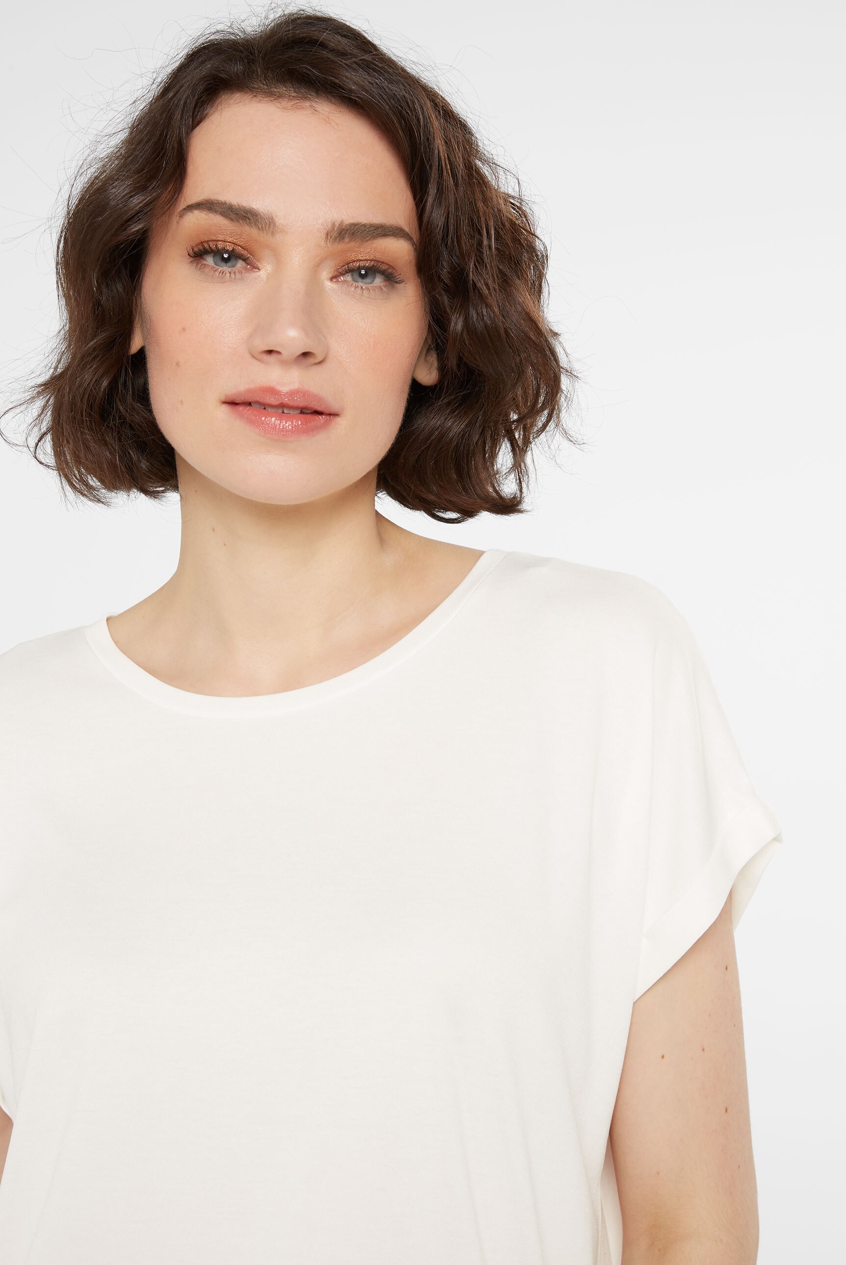 SENSES.THE LABEL Rundhalsshirt, mit Necktape