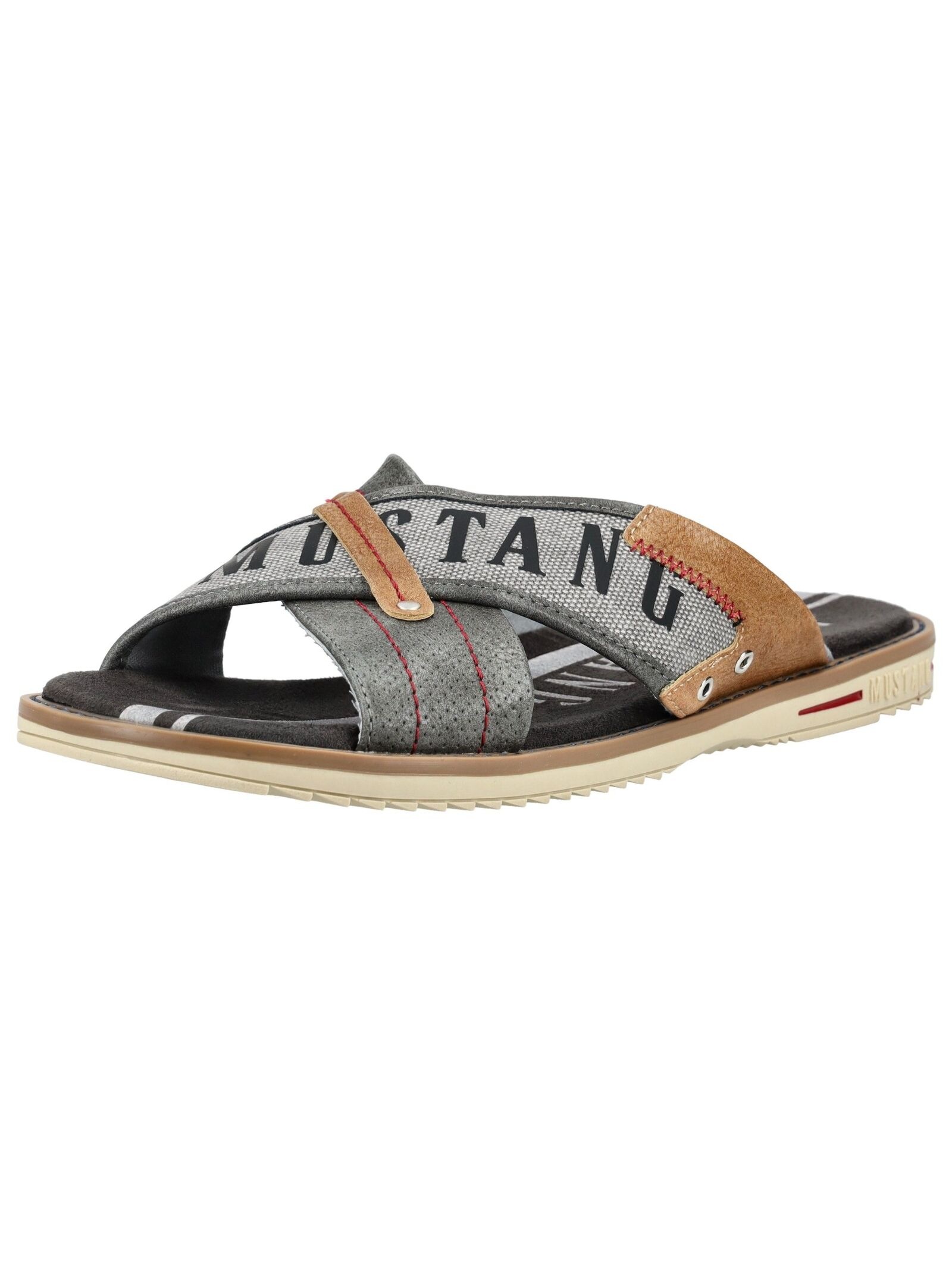 Mustang Shoes Pantolette "Mustang Shoes Pantoletten Lederimitat" günstig online kaufen
