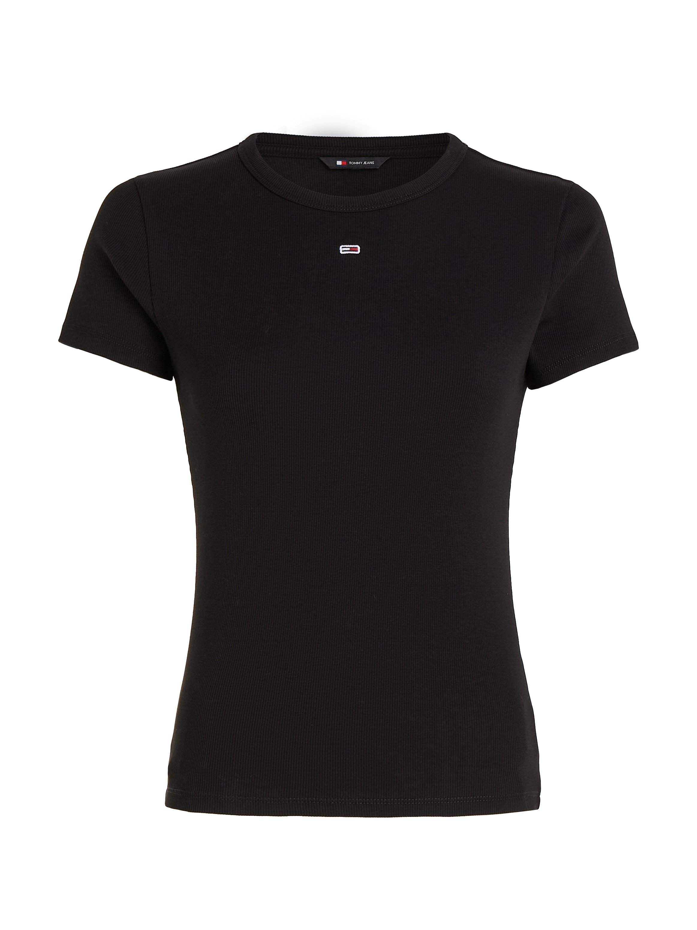 Tommy Jeans T-Shirt »TJW SLIM ESSENTIAL RIB SS«, mit gerippter Struktur