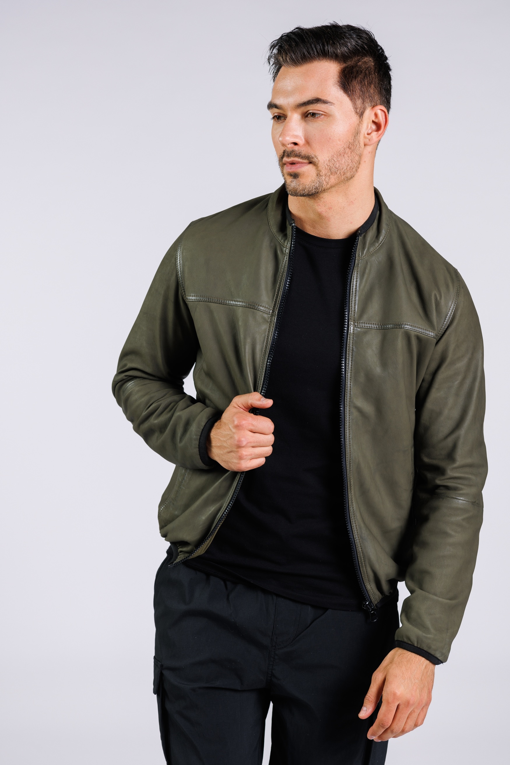 Freaky Nation Lederjacke "Jerry-FN" günstig online kaufen