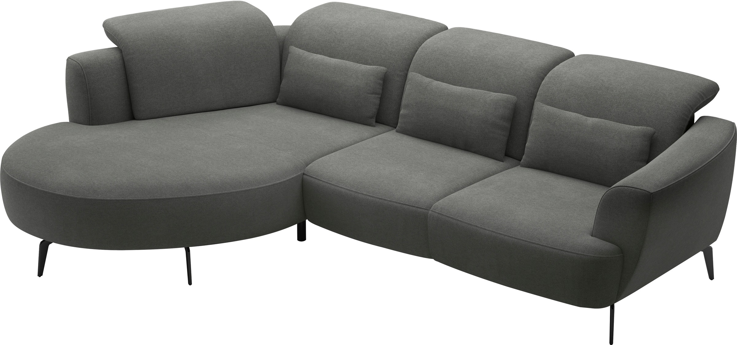 Thumbnail - sit&more Ecksofa "Zoe" ink.Sitztiefenverstellung, wahlweise mit Kopfteilverstellung