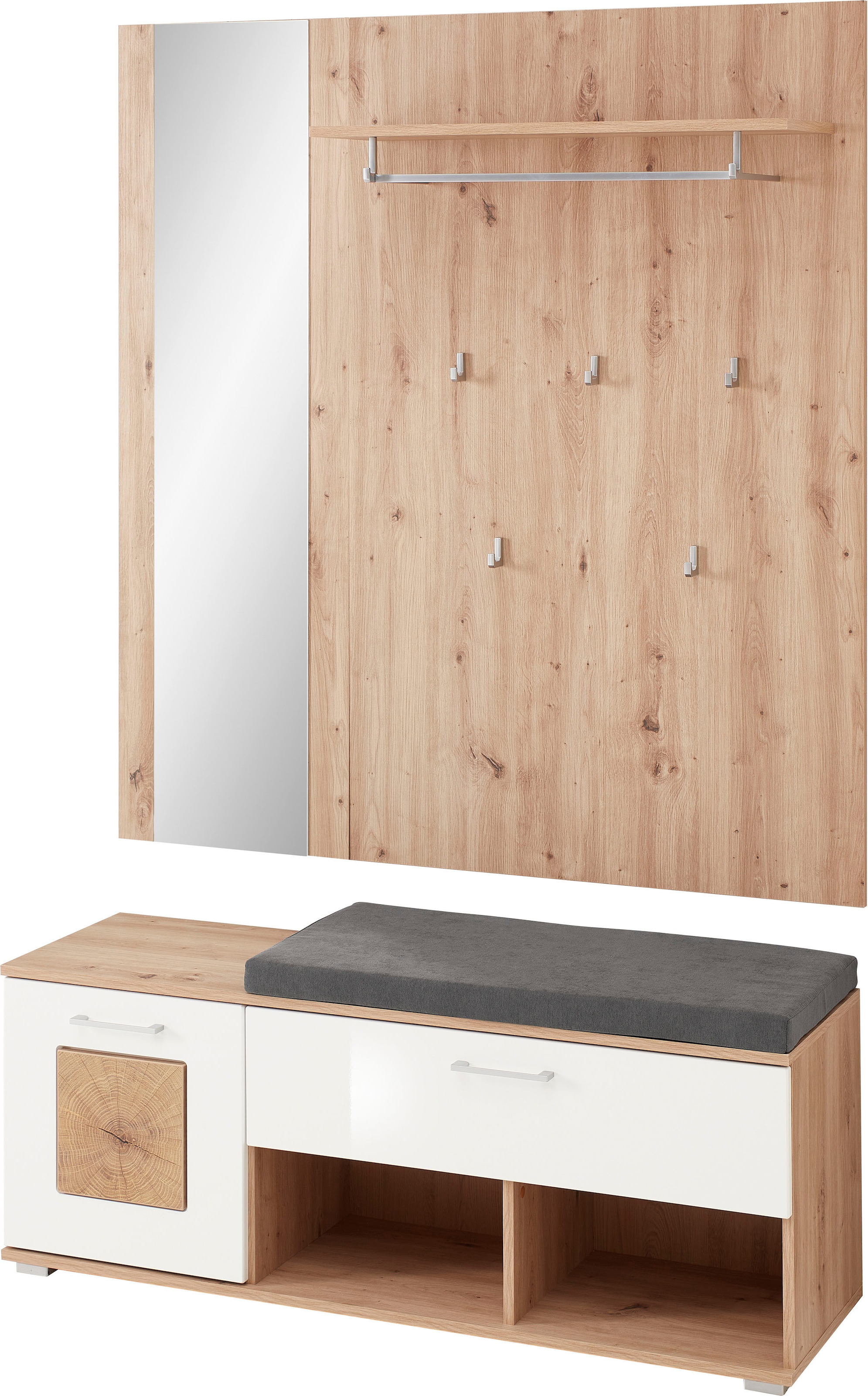 Innostyle Schuhbank "Fun Garderobe Set, 126x193x38cm (B/H/T)", (2 St.), 1 t günstig online kaufen