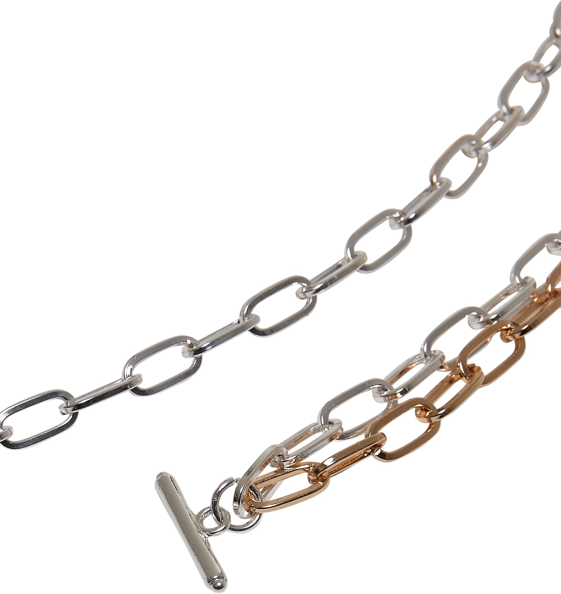 URBAN CLASSICS Edelstahlkette »Accessoires bestellen Necklace« | Layering Bicolor BAUR für
