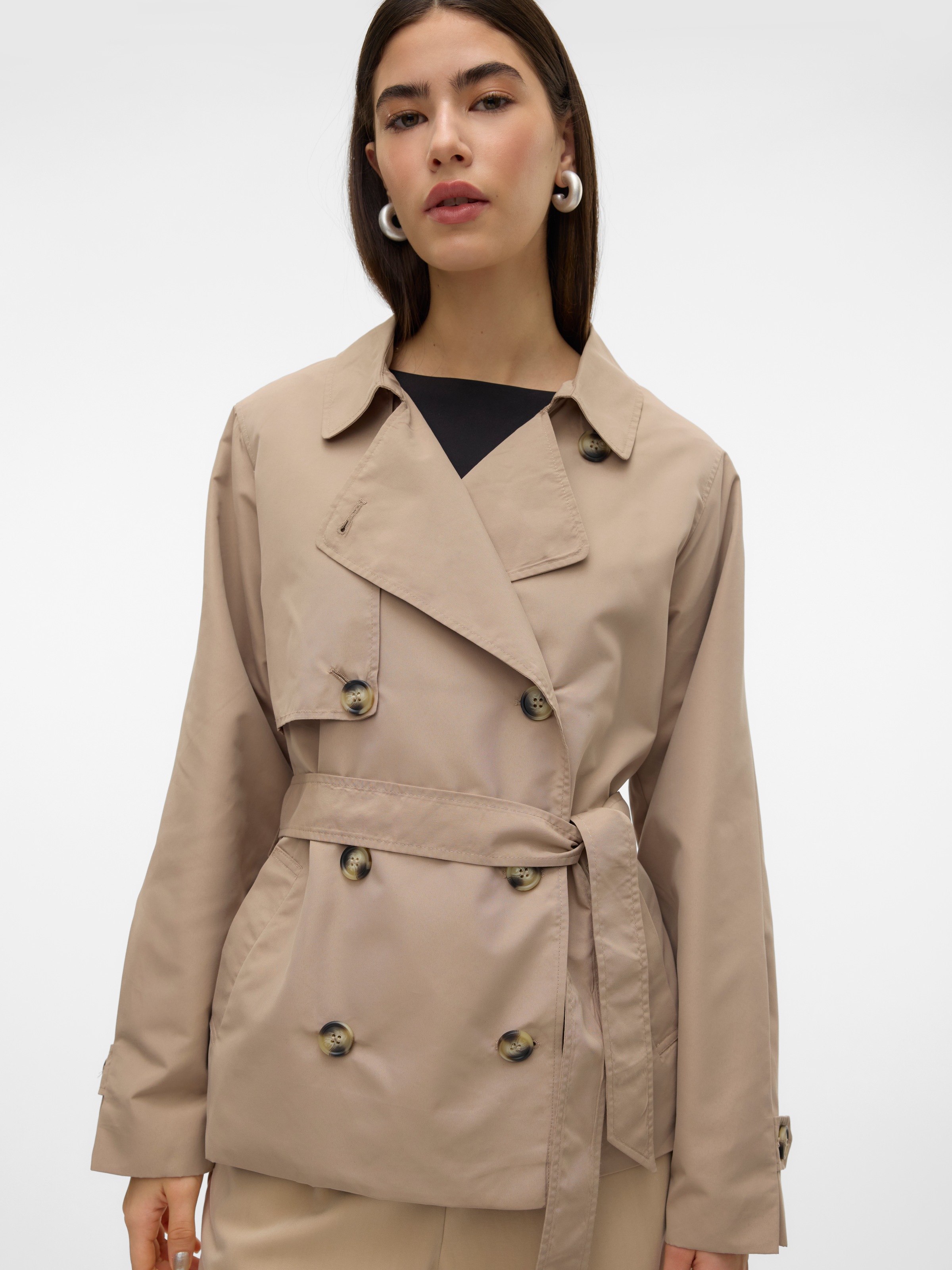 Vero Moda Kurzjacke "VMZOA TRENCHCOAT NOOS", ohne Kapuze günstig online kaufen