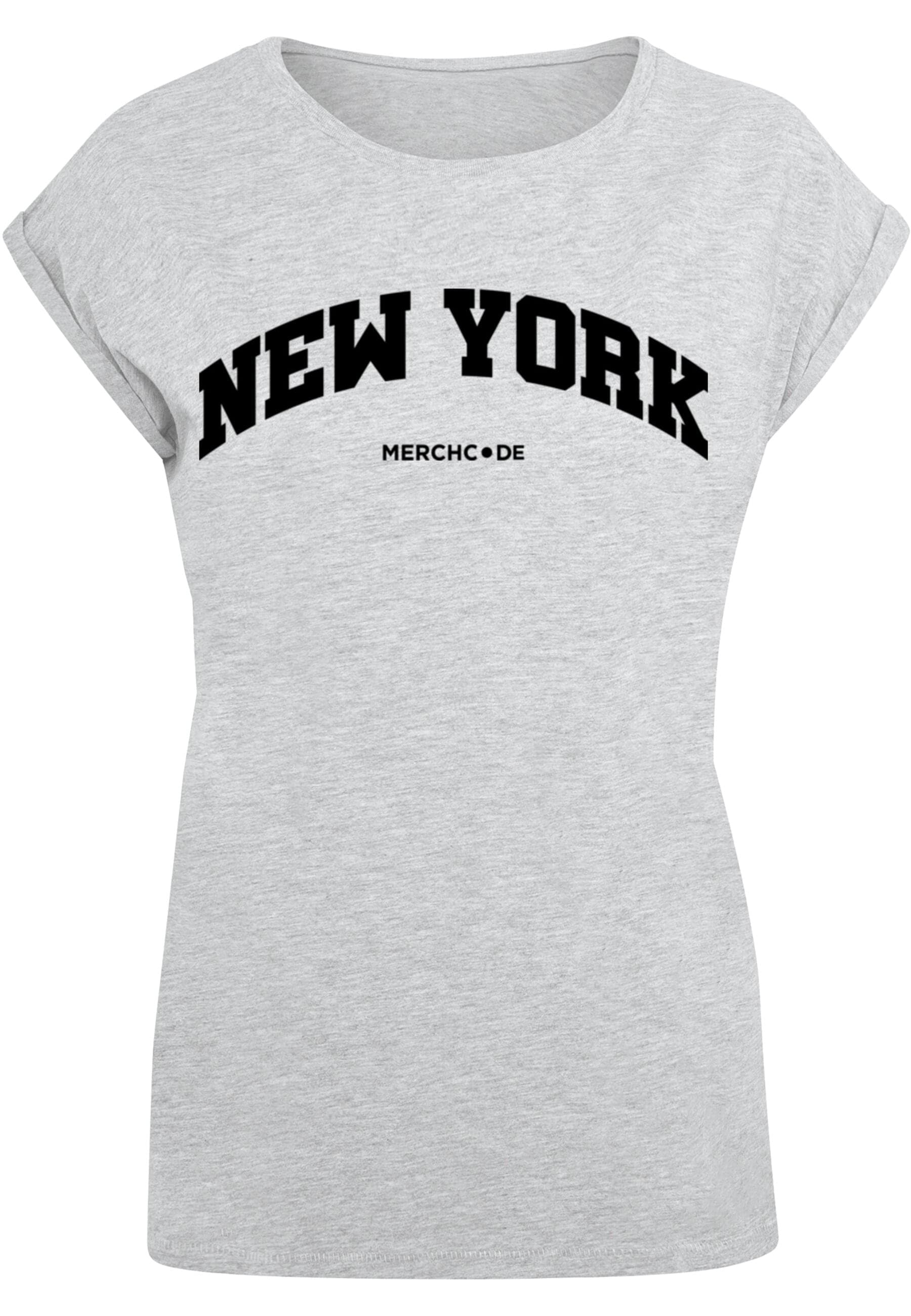 T-Shirt »Merchcode Damen Ladies New York Wording - T-Shirt«