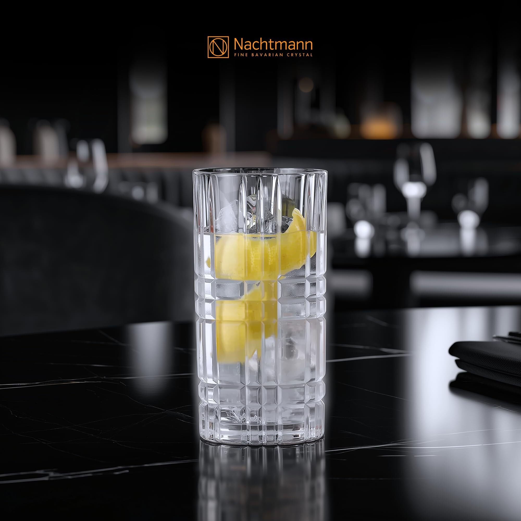 Nachtmann Gläser-Set »Bargläser Highland 12er Set transparent« Erhöhte Bruchfestigkeit, Kristallglas, spülmaschinenfest