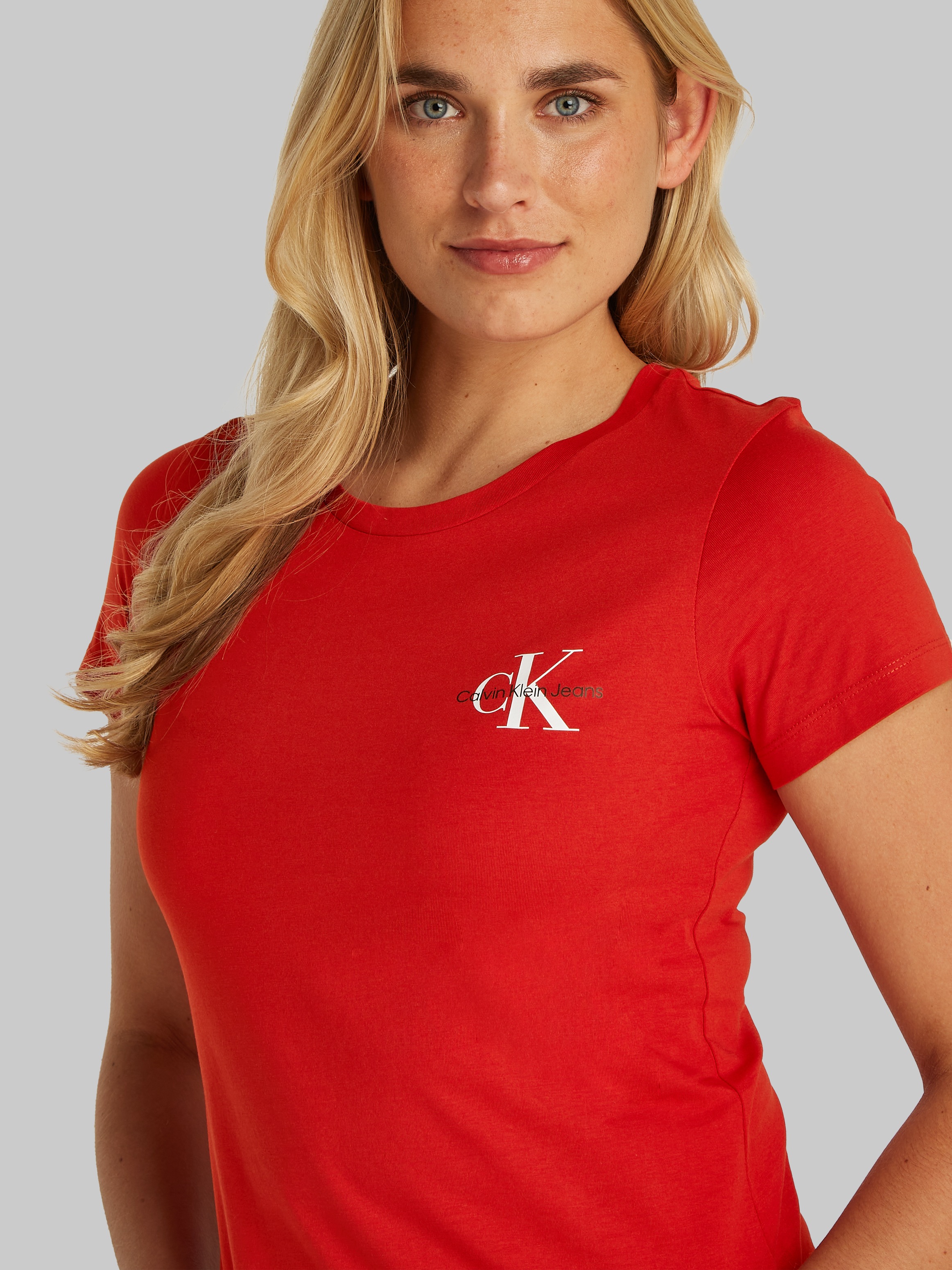 Thumbnail - Calvin Klein Jeans T-Shirt "2-PACK MONOLOGO SLIM TEE", (Packung, 2er-Pack), mit Logodruck
