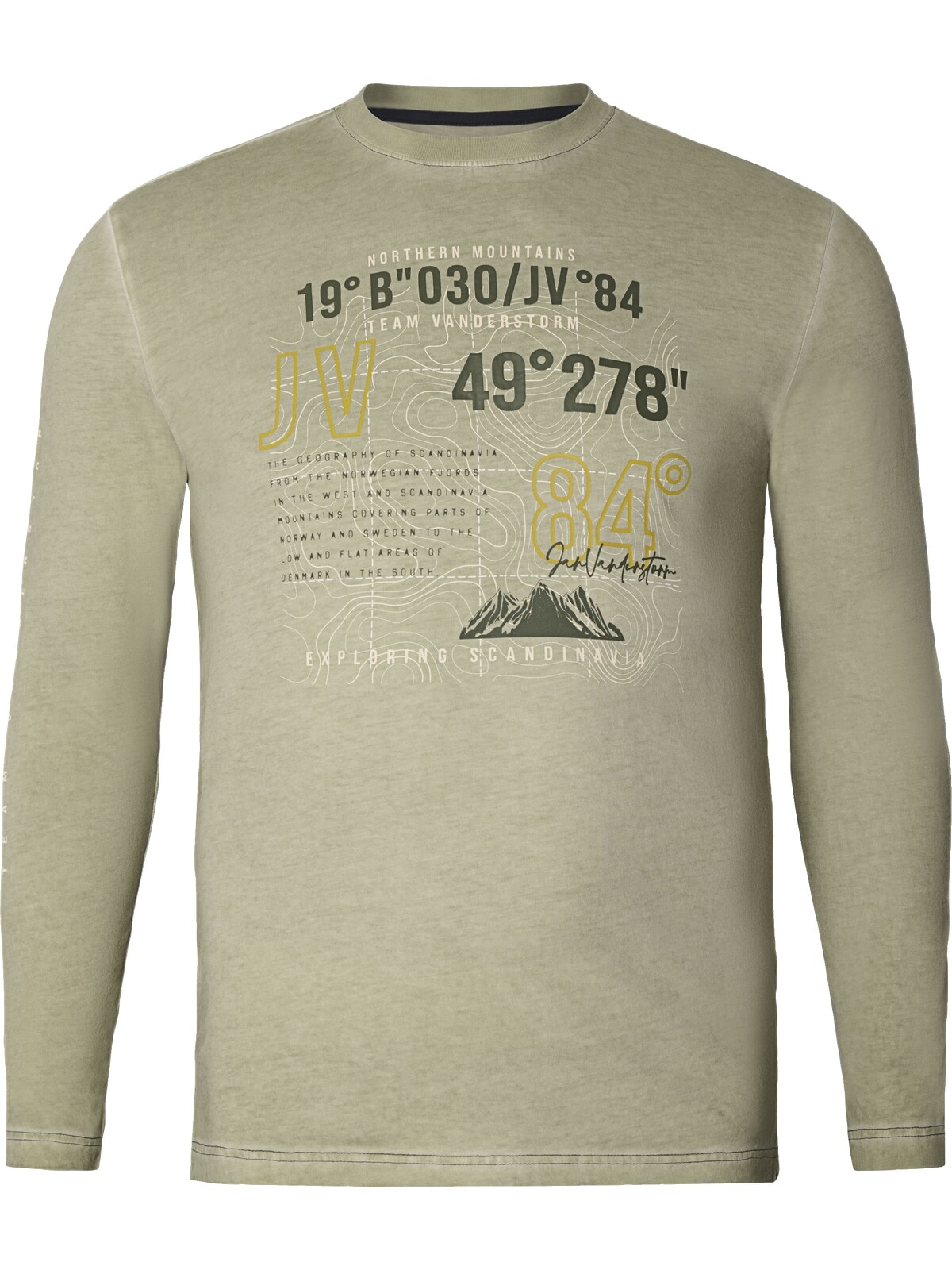 Jan Vanderstorm Langarm-Poloshirt "Langarmshirt JASIR" günstig online kaufen