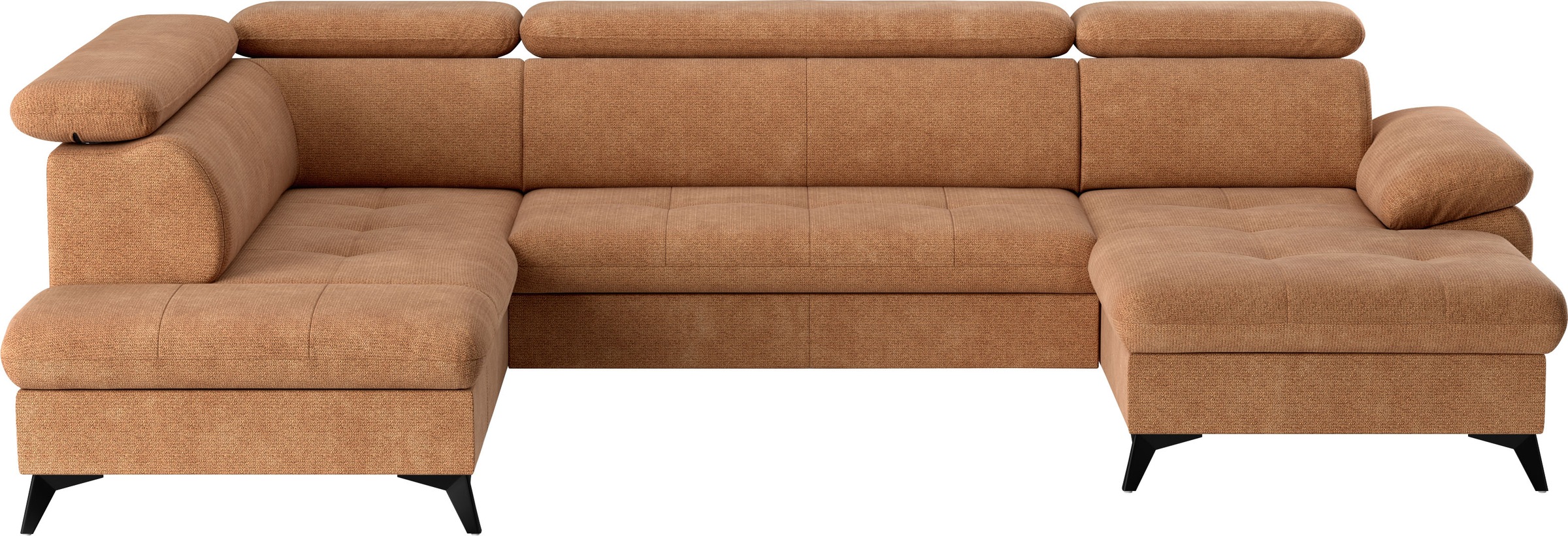 COTTA Wohnlandschaft »Hudson U-Form«, mit Kopfteilverstellung, wahlweise mit Bettfunktion & Bettkasten
