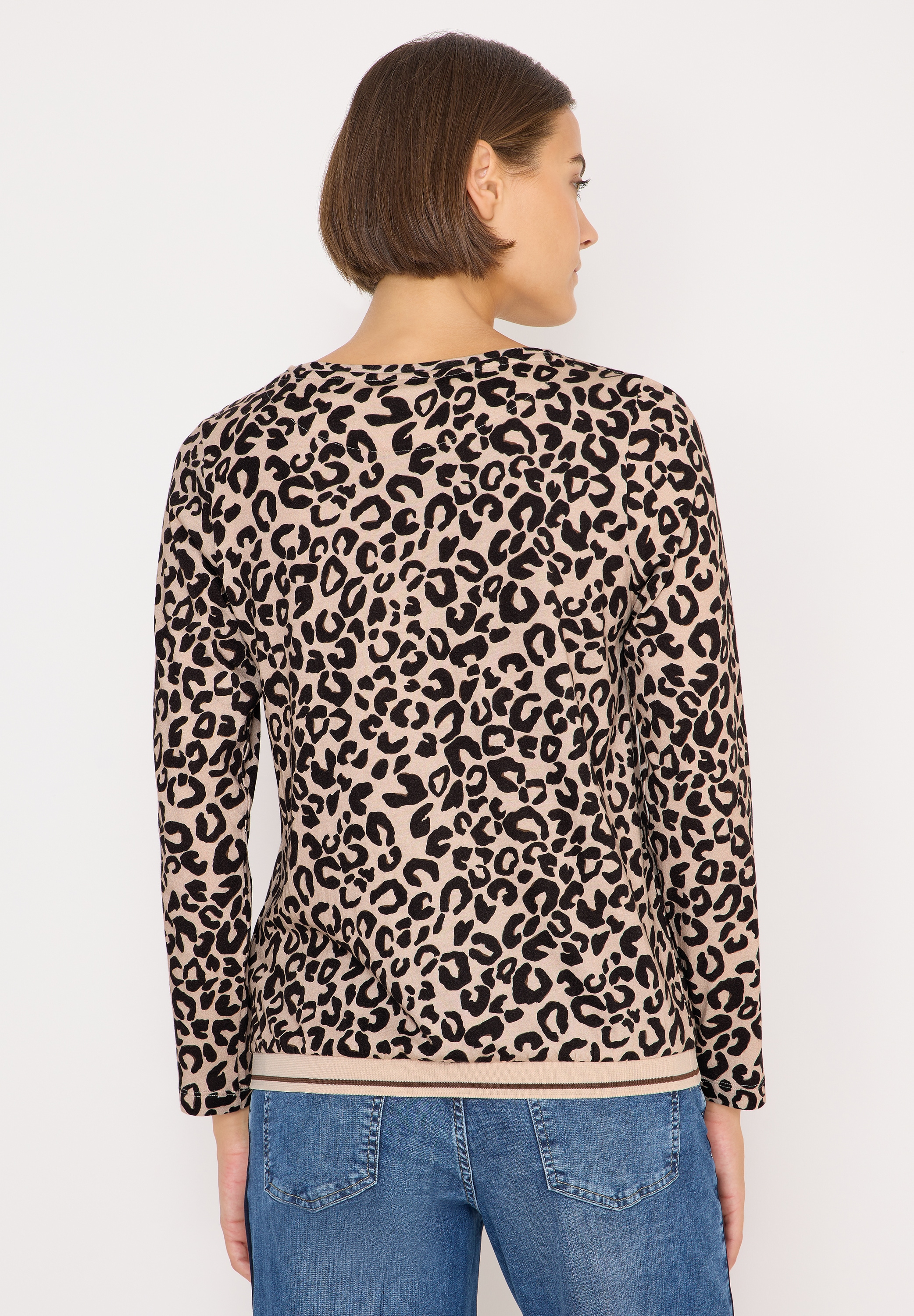 Cecil Langarmshirt, mit U-Boot-Ausschnitt
