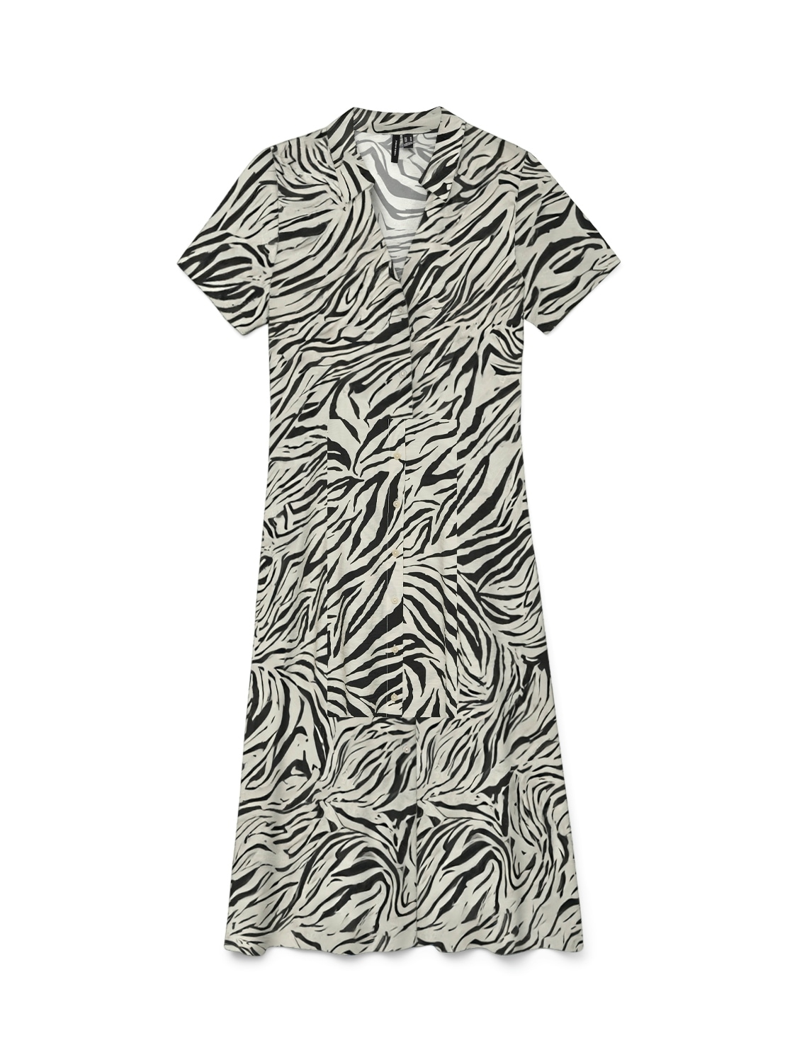Vero Moda Blusenkleid "VMJOSIE S/S CALF SHIRT DRESS WVN GA" Viskosemischung günstig online kaufen