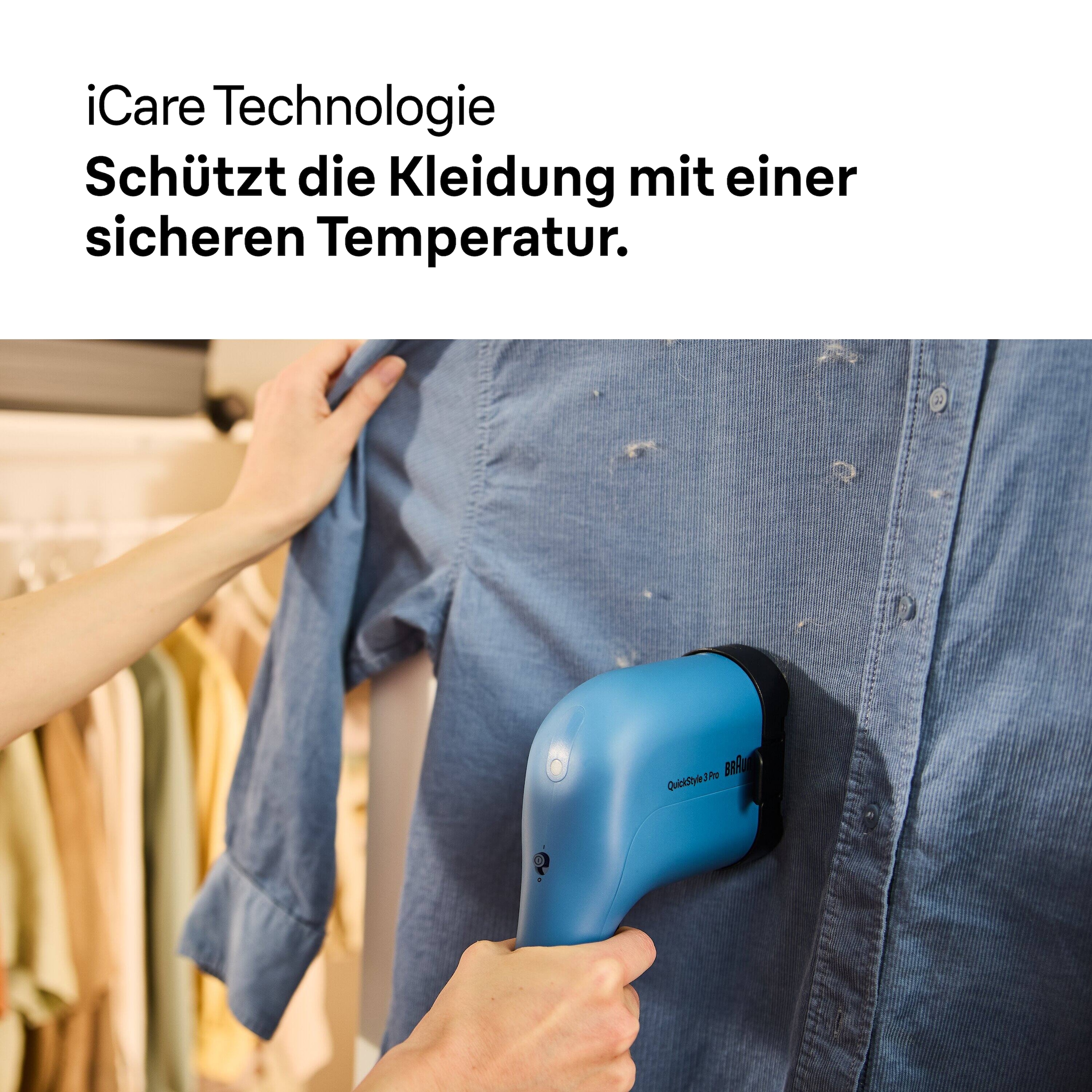 Braun Dampfbürste »QuickStyle GS 3024 BL« 1100 W
