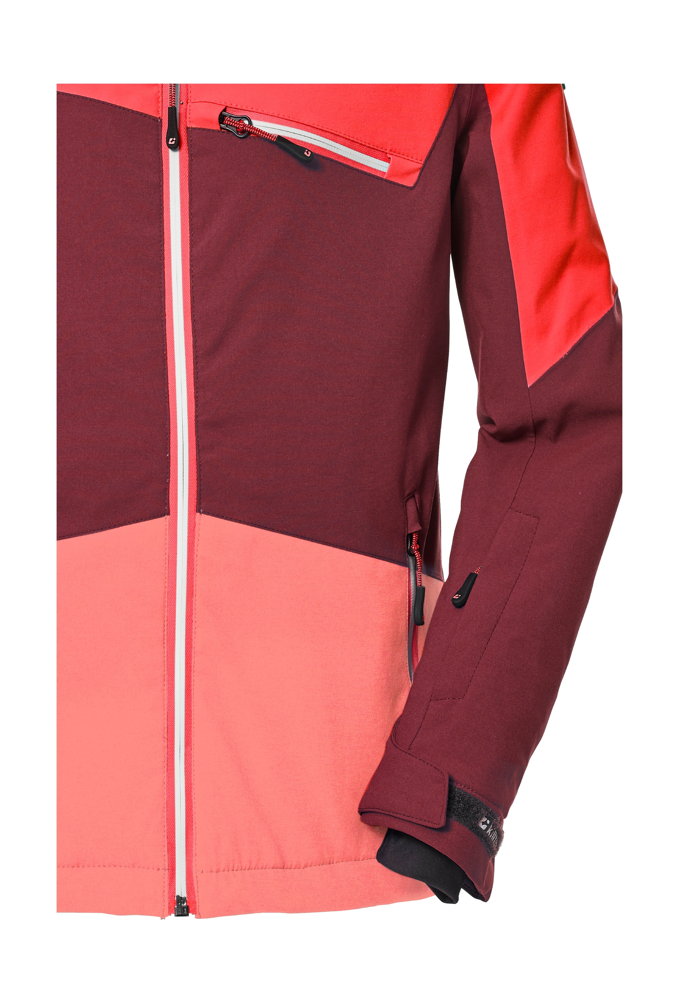 Killtec Skijacke »KSW 182 GRLS SKI JCKT«, Wasser- und winddichte Skijacke mit reflektierenden Elementen