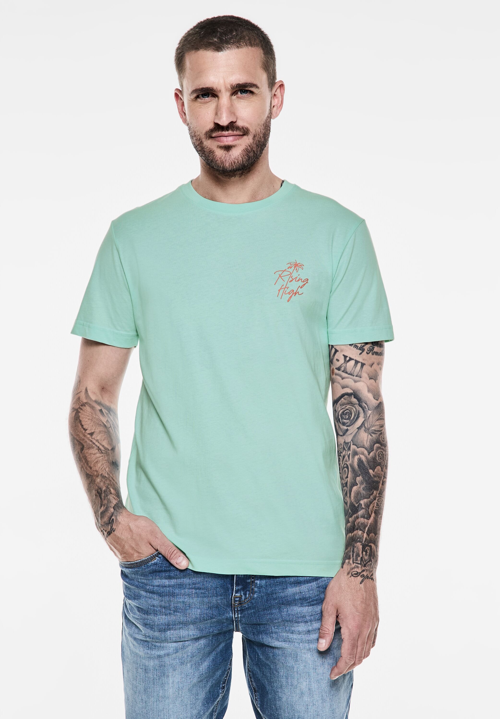 STREET ONE MEN T-Shirt, Jersey günstig online kaufen