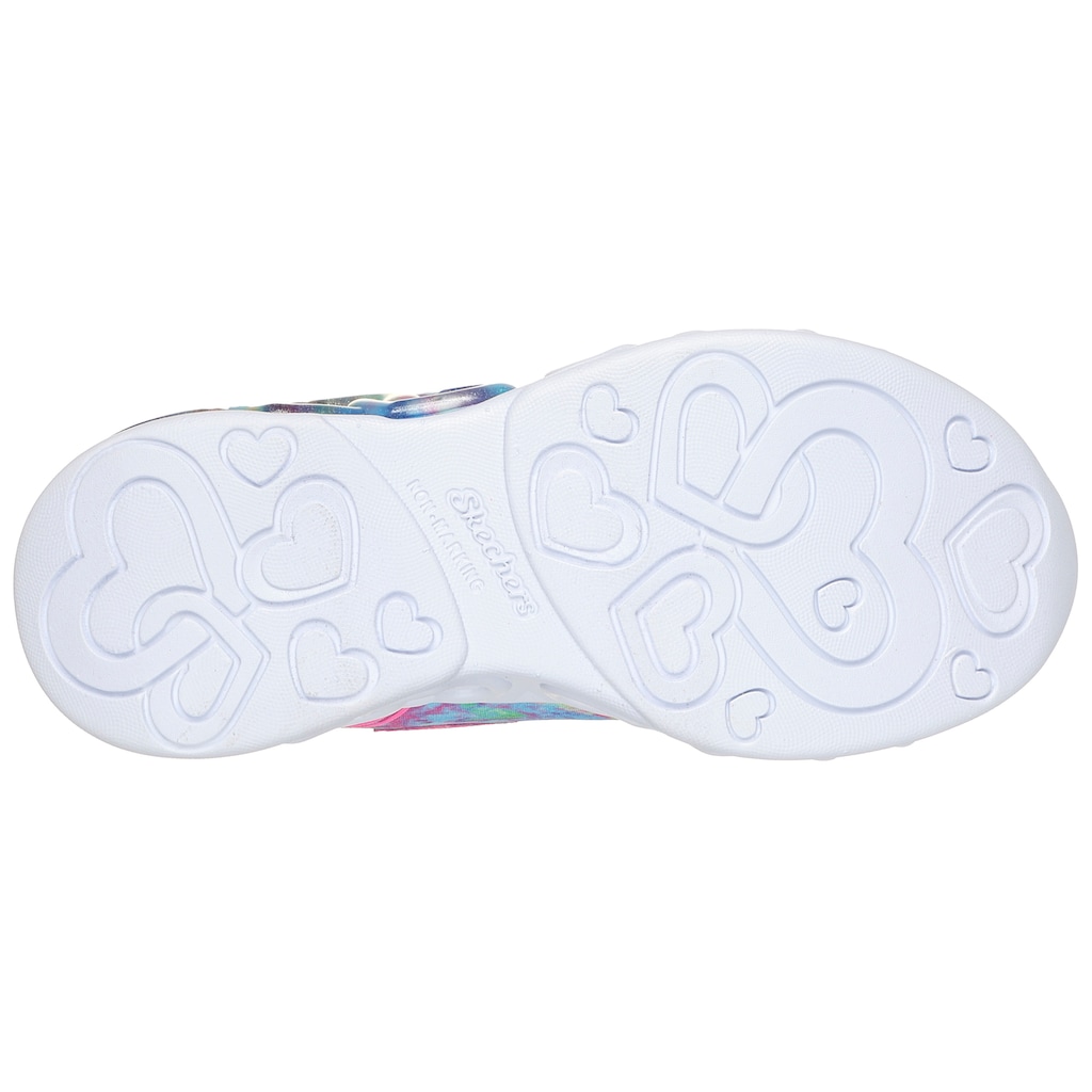 Skechers Kids Slip-On Sneaker »INFINITE HEART LIGHTS, Blinkschuh«, mit leuchtender Laufsohle