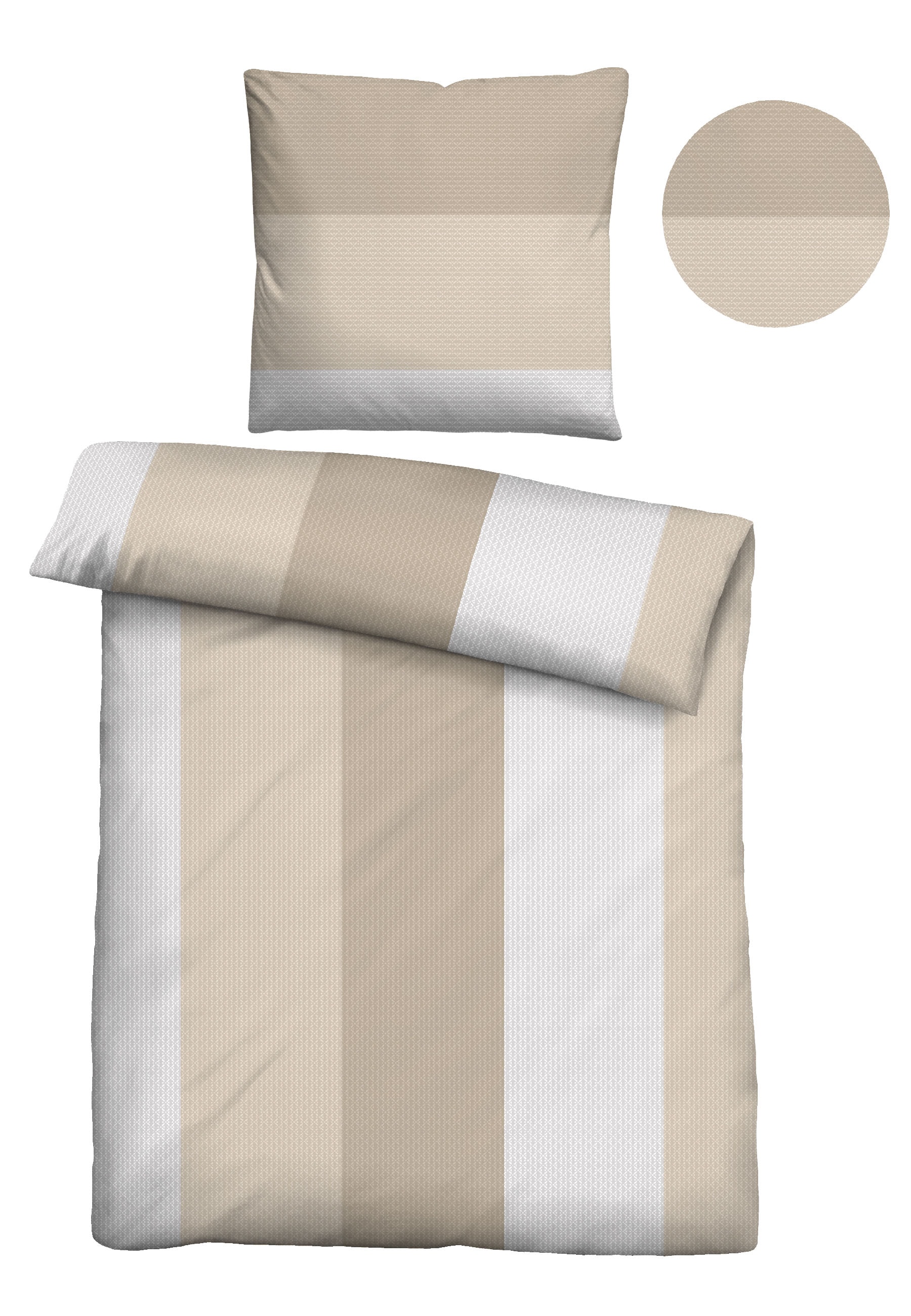 Castell - Markenbettwäsche Bettwäsche "0601101" 2 Stk. tlg. feiner Glanz + günstig online kaufen