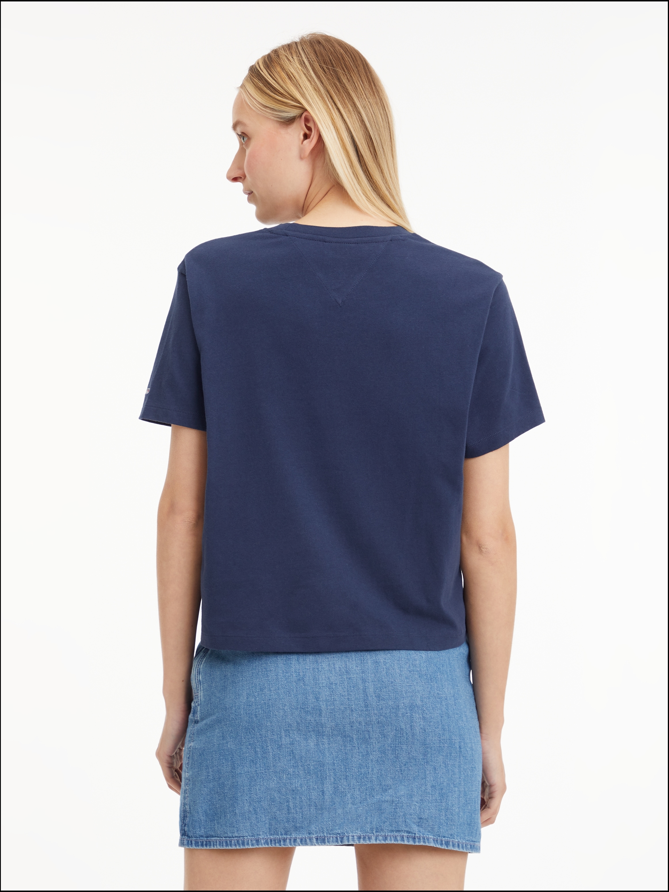»TJW bestellen Tommy SERIF Jeans BAUR LINEAR CLS Tommy Linear Logoschriftzug | Jeans mit Kurzarmshirt TEE«, online