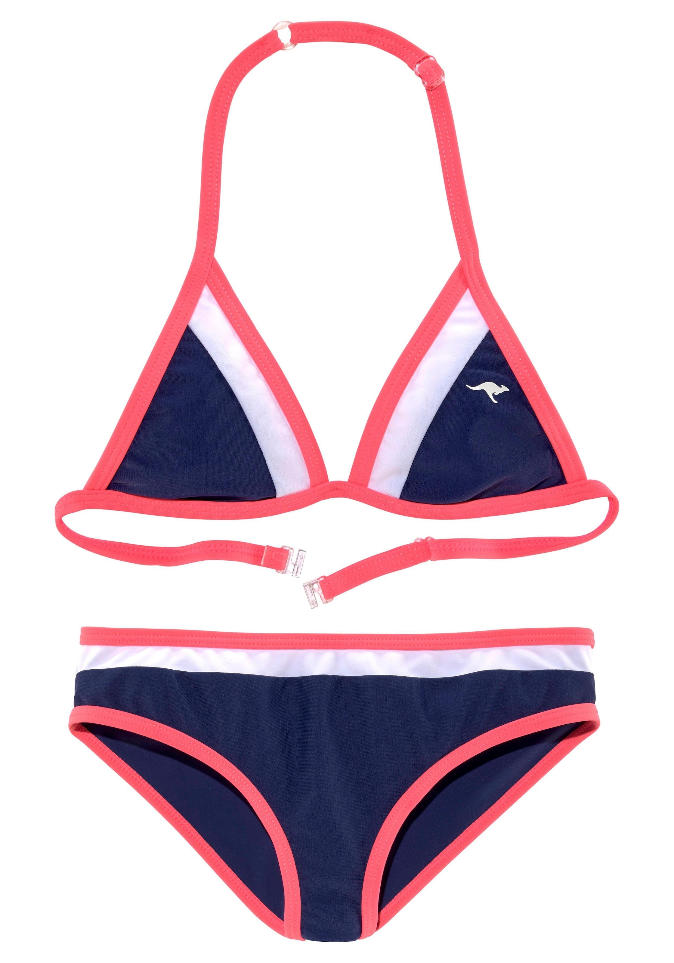 Kids«, im | coolen KangaROOS Triangel-Bikini kaufen Colorblocking-Design BAUR »Energy online