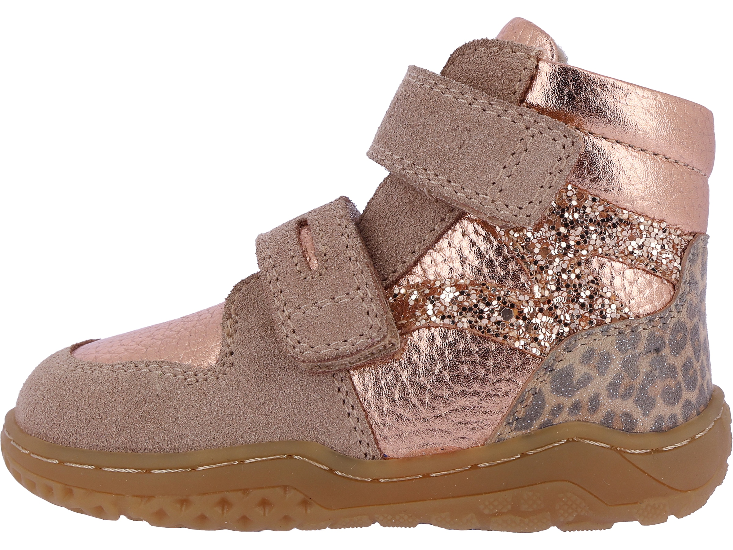 Lurchi Barfußschuh »Samu 1 Barefoot«  Klettboots mit trendigen Kontrastbesätzen, Größenschablone z. Download