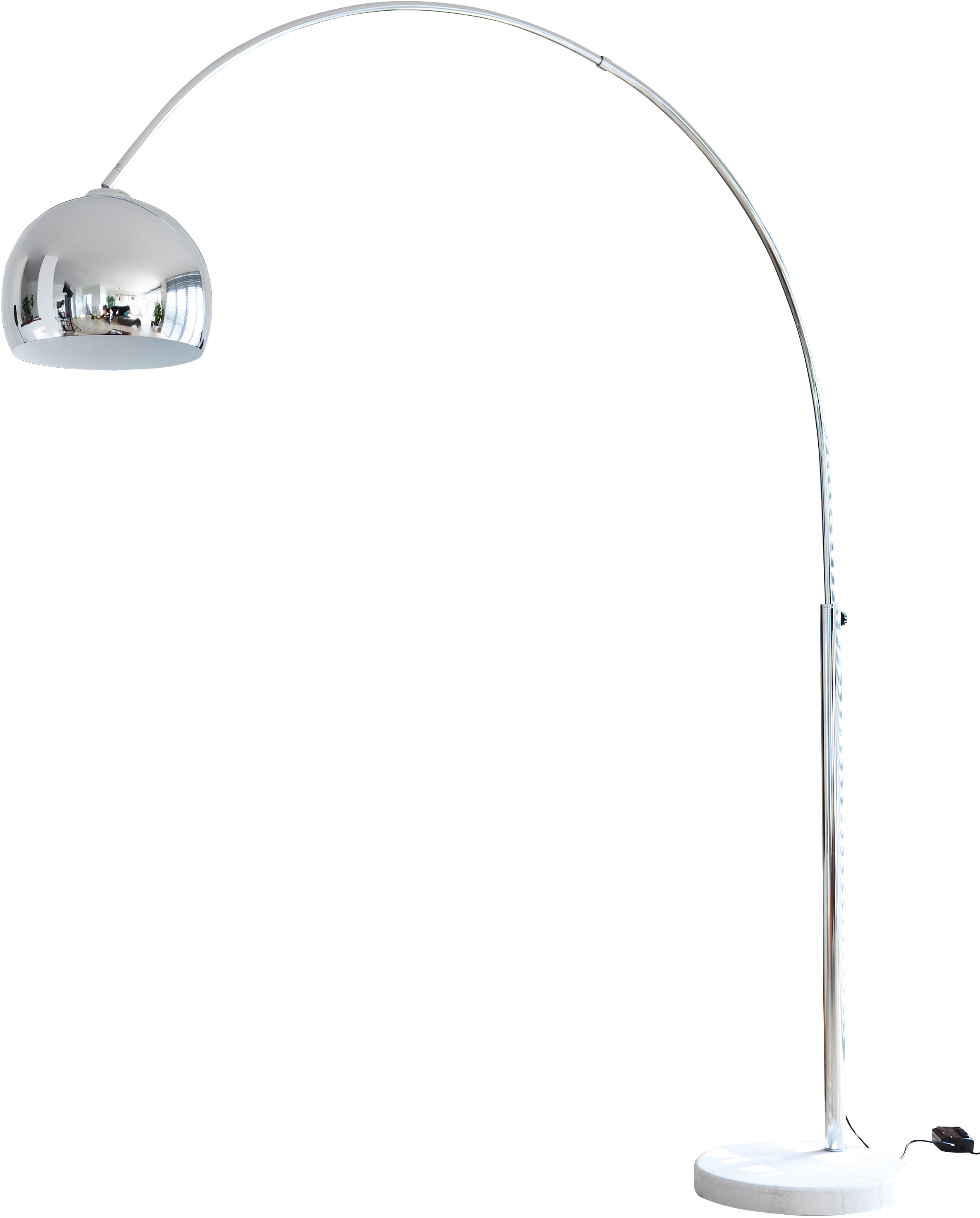 SalesFever Finn Arc Lamp White
