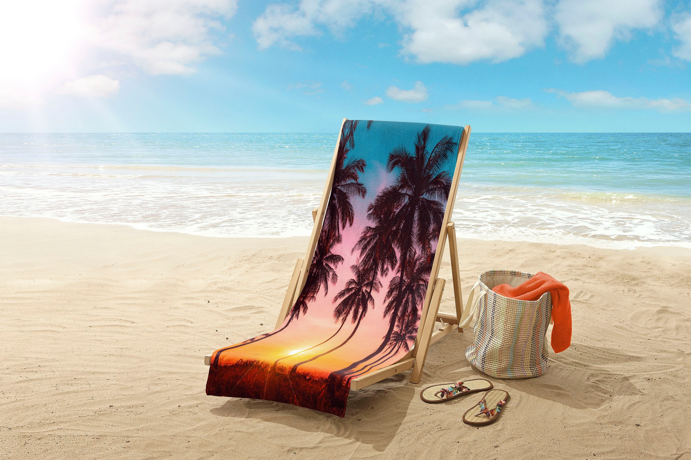 good morning Strandtuch "Bora Bora" Mikrofaser, 100x180, Schnelltrocknend, günstig online kaufen