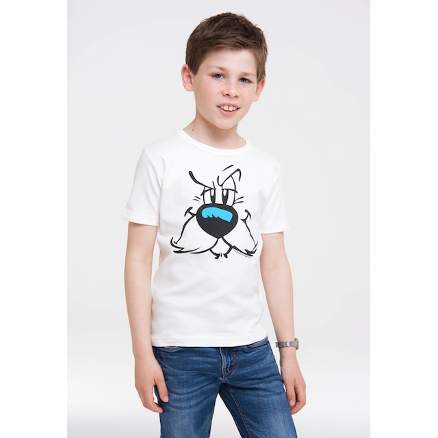 LOGOSHIRT T-Shirt mit Asterix«, »Idefix Frontdruck kaufen - tollem Faces online BAUR - 