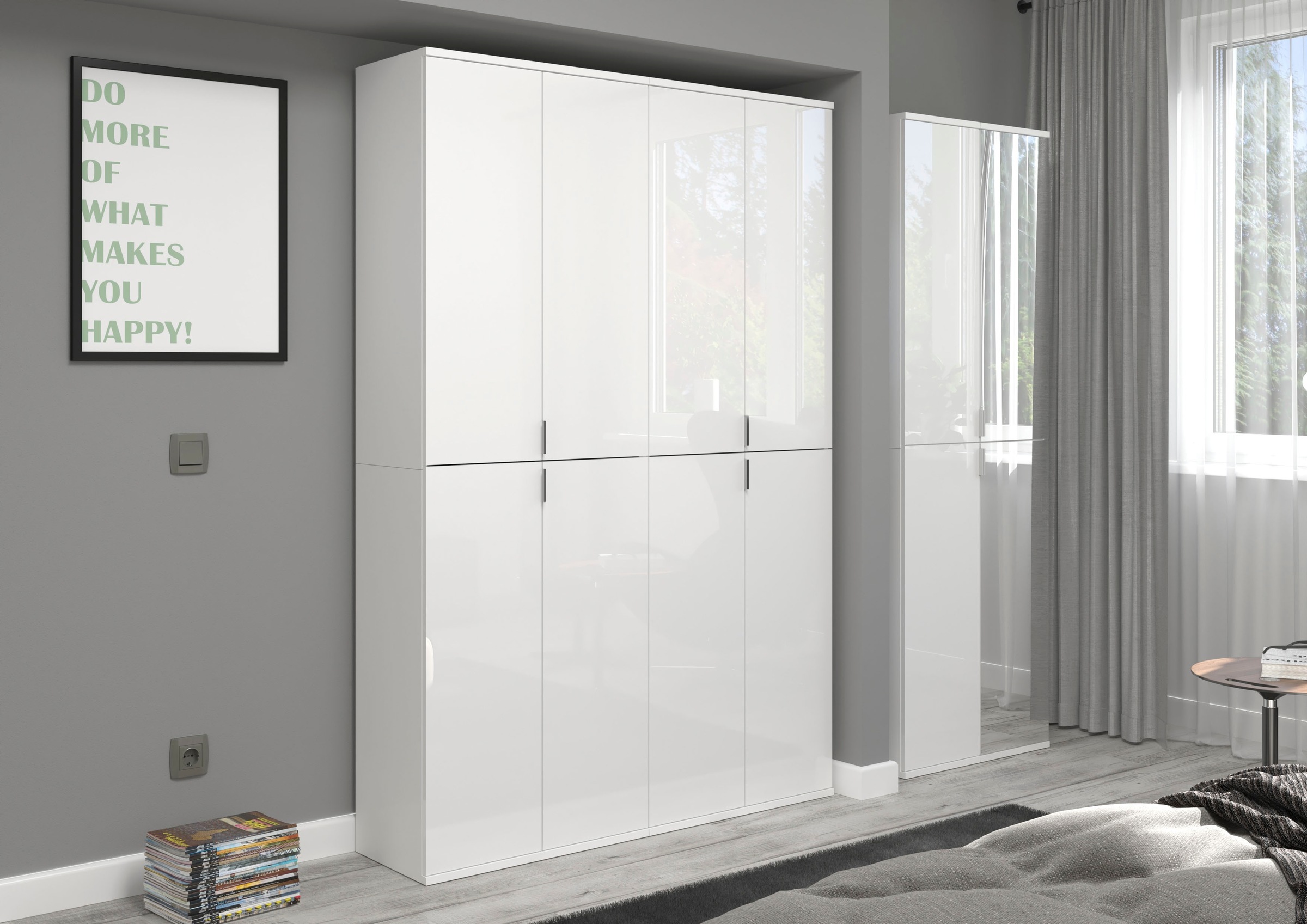 INOSIGN Garderoben-Set "Trondheim, Breite 122cm, best. aus 2 Schränken, 8 T günstig online kaufen