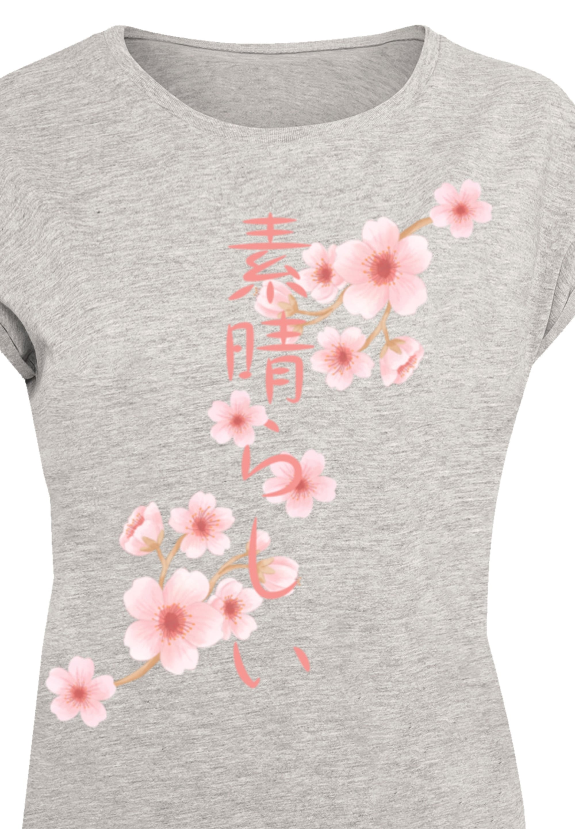 F4NT4STIC T-Shirt »PLUS SIZE Kirschblüten Asien«, Print