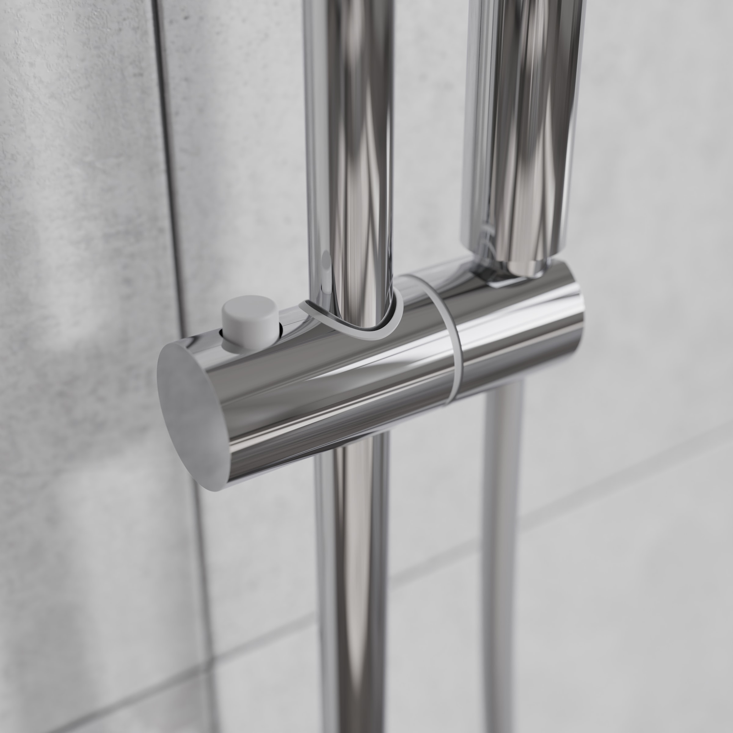 welltime Brausegarnitur »Porto« Duschsystem inkl. Thermostat mit Sicherheitssperre bei 38 °C., 