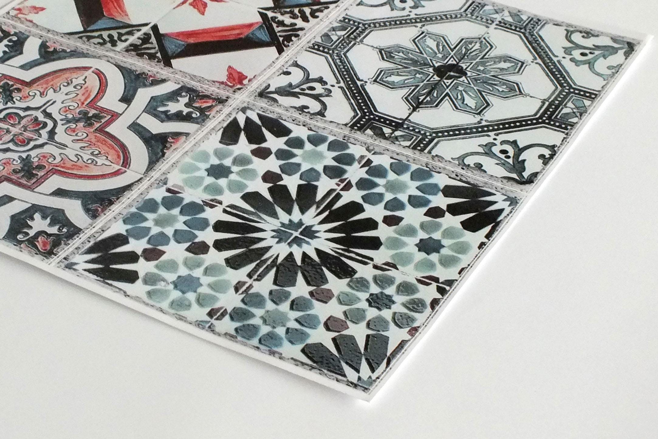 queence Fliesenaufkleber »Kronen«, Stickerfliesen, selbstklebend, Sticker, 12er Set