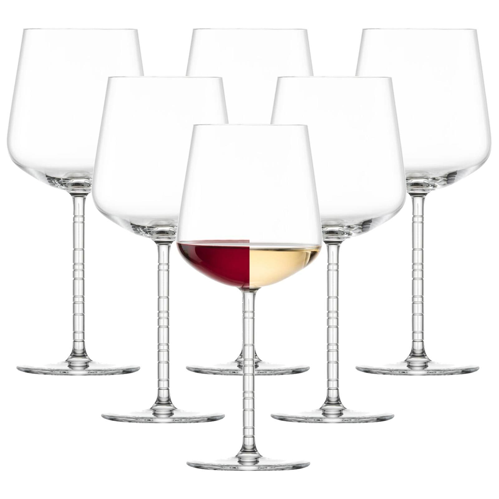 ZWIESEL GLAS Weinglas "Allround Weingläser Journey 608 ml 6er Set transparent", transparent, Trinkgefäße