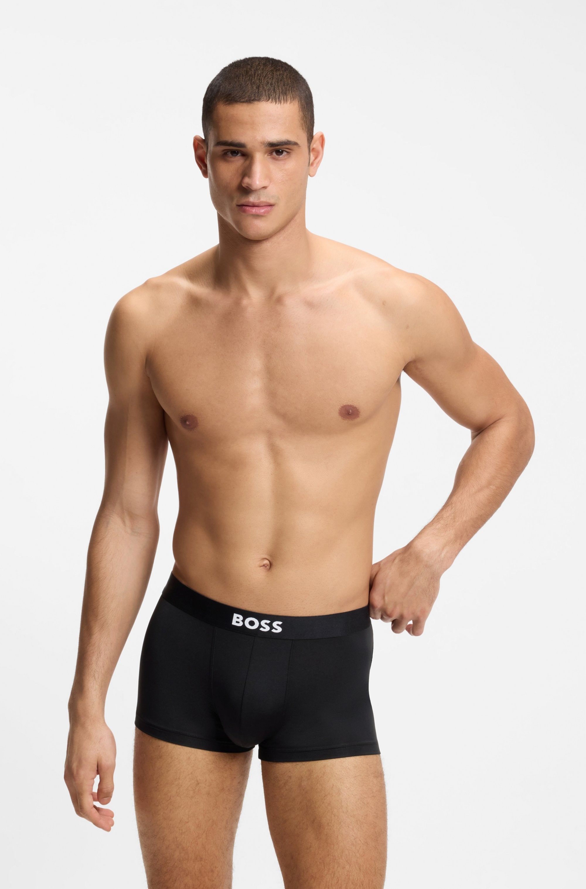 BOSS Trunk »3P Micro ONE« Packung, 3 Stk. elastischer Bund