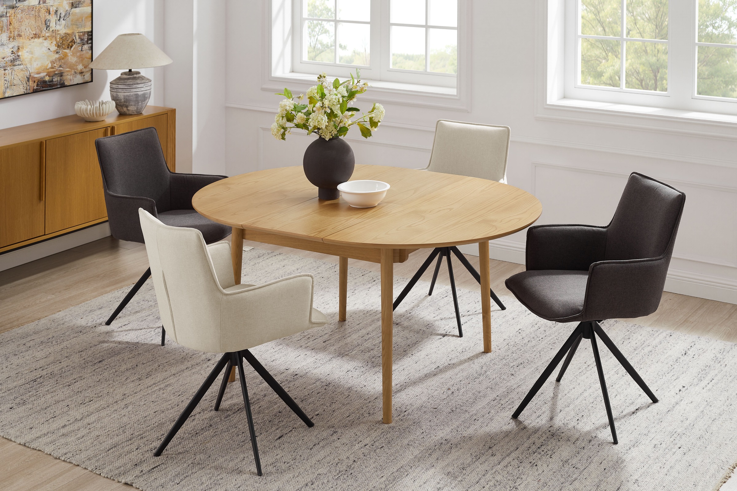 OTTO home Esstisch "Branwell" FSC-zertifiziertem Eschenholz, Breite 120 cm günstig online kaufen