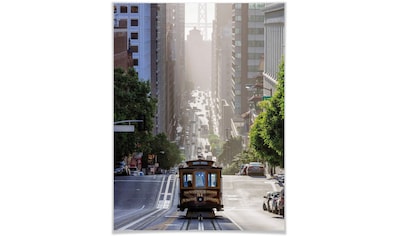 Poster »Cable Car San Francisco«, Städte, (1 St.)