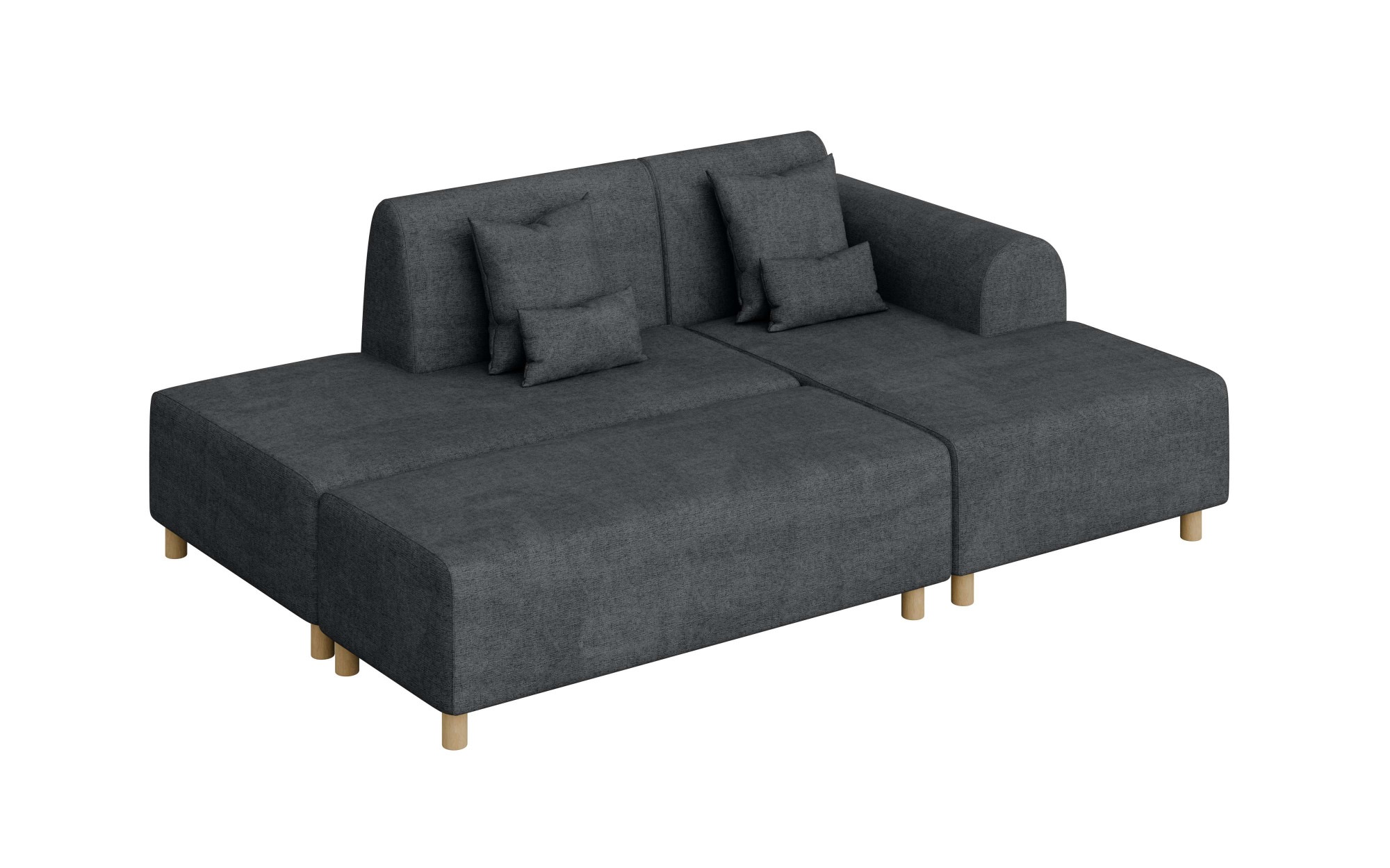 INOSIGN Ecksofa »Suyala«, L-Form mit Hocker