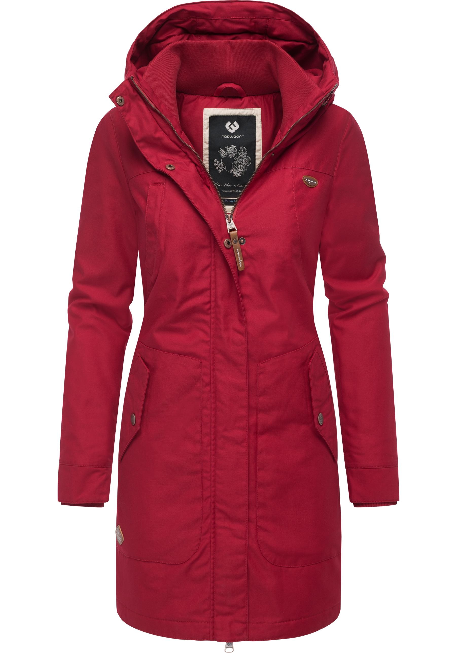 Ragwear Wintermantel »Jannisa« stylischer Damen Winterparka mit Kapuze