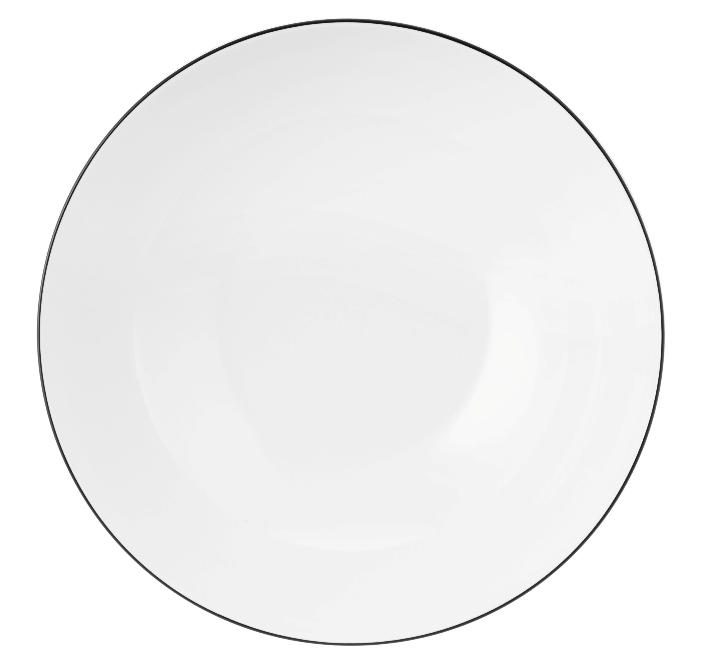 Seltmann Weiden Schüssel "Lido Black Line" 1 Stk. aus Porzellan Schale rund günstig online kaufen