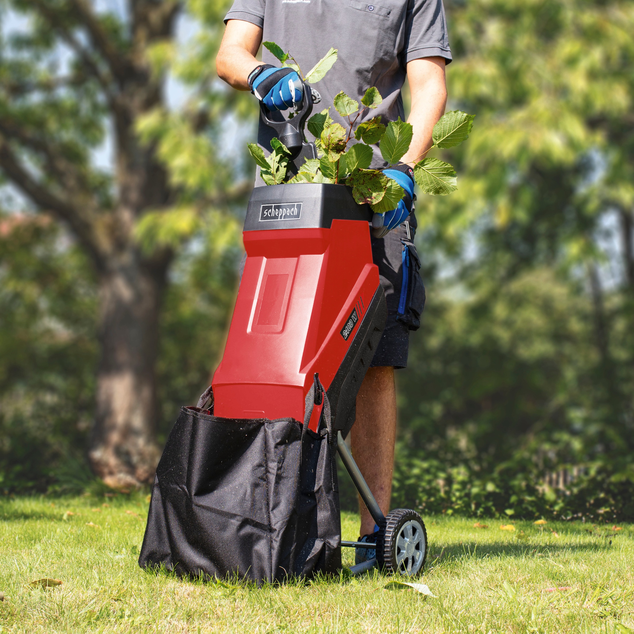 Scheppach Häcksler »GS55«, Gartenhäcksler