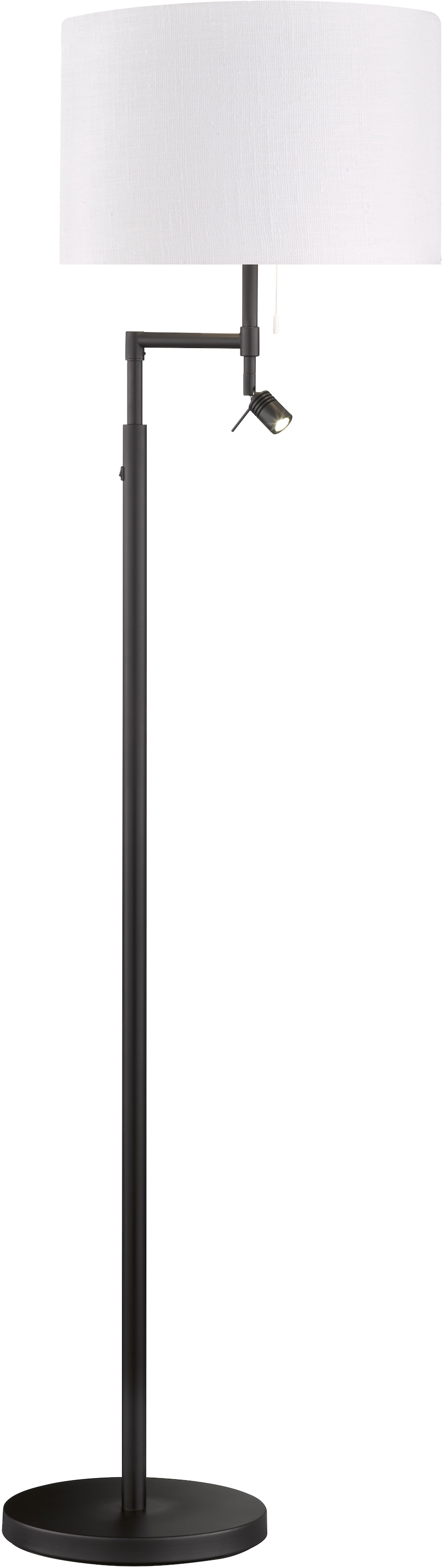 FISCHER & HONSEL Stehlampe »Teramo«, für Leuchtmittel 3 x E27, kleine Leseleuchte mit integr. LED