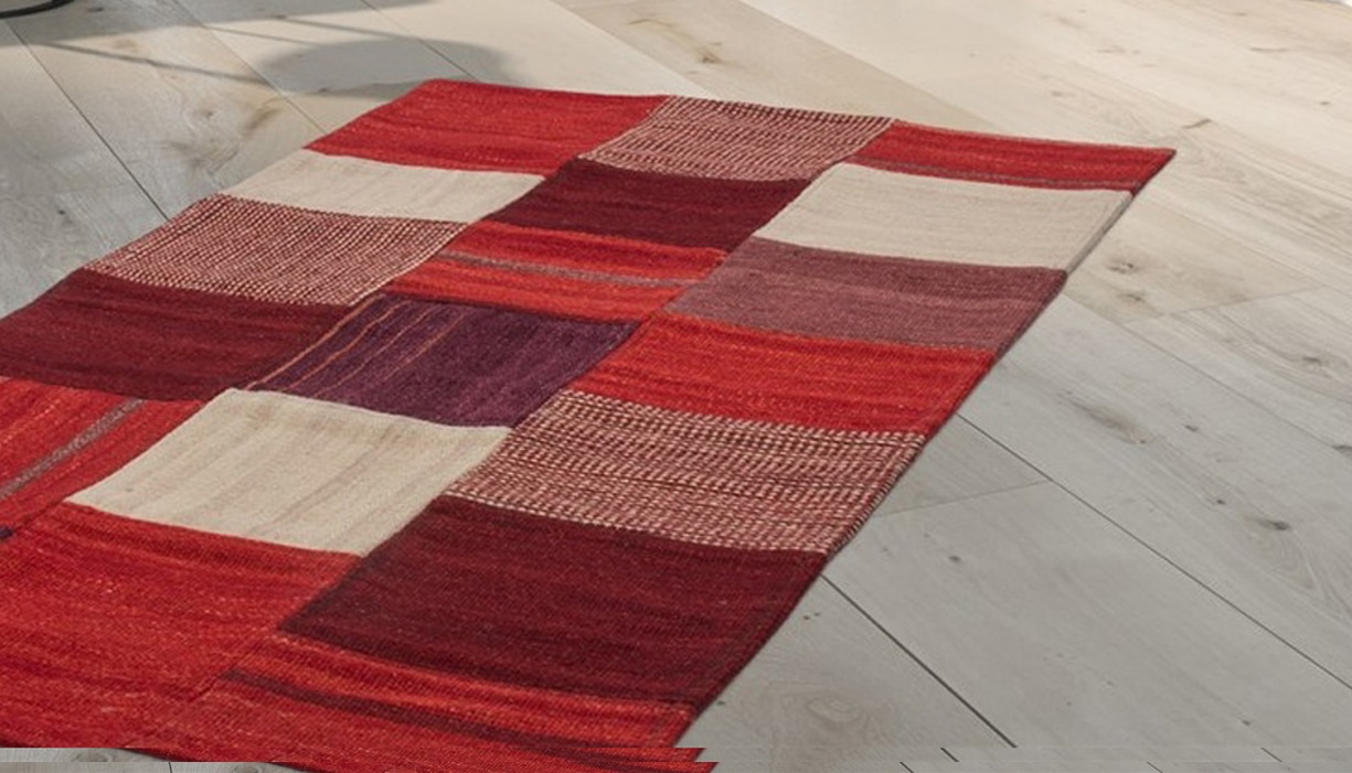 Kayoom Teppich "Radical 230" rechteckig 15 mm Höhe Handgewebter Jacquard-Kilim, hochwertige Materialmischung