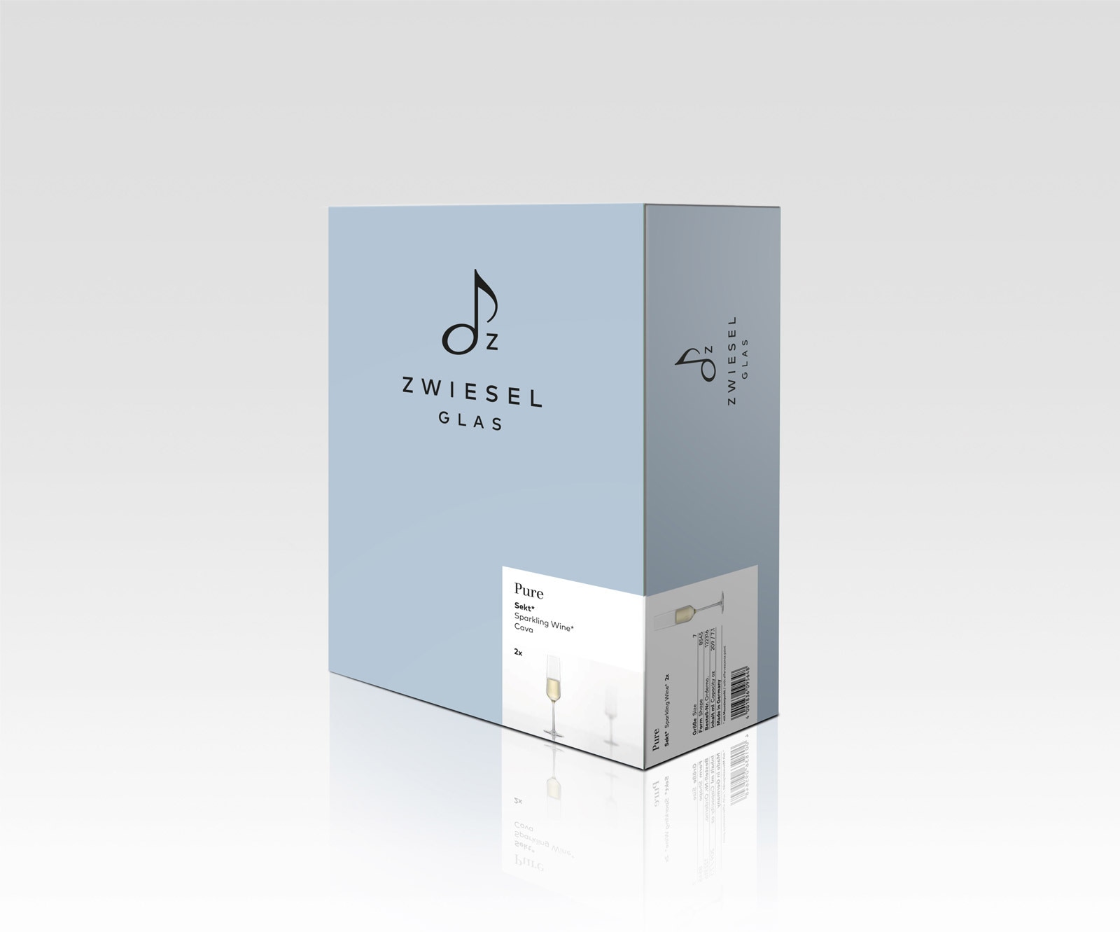 Zwiesel Glas Sektglas »Sektgläser Pure 209 ml 2er Set transparent«