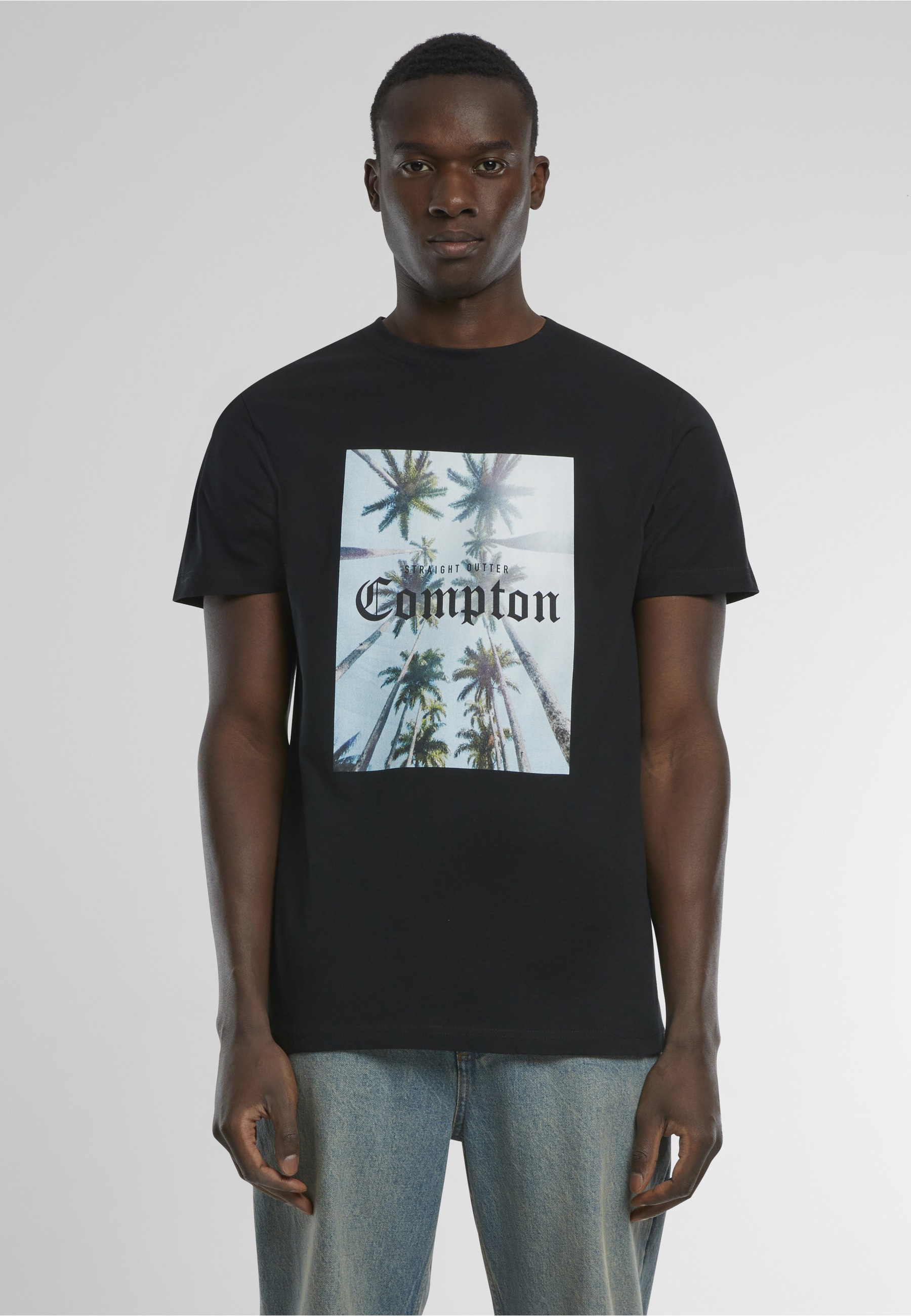 Merchcode Kurzarmshirt »Merchcode Herren Compton Palms Tee« 1