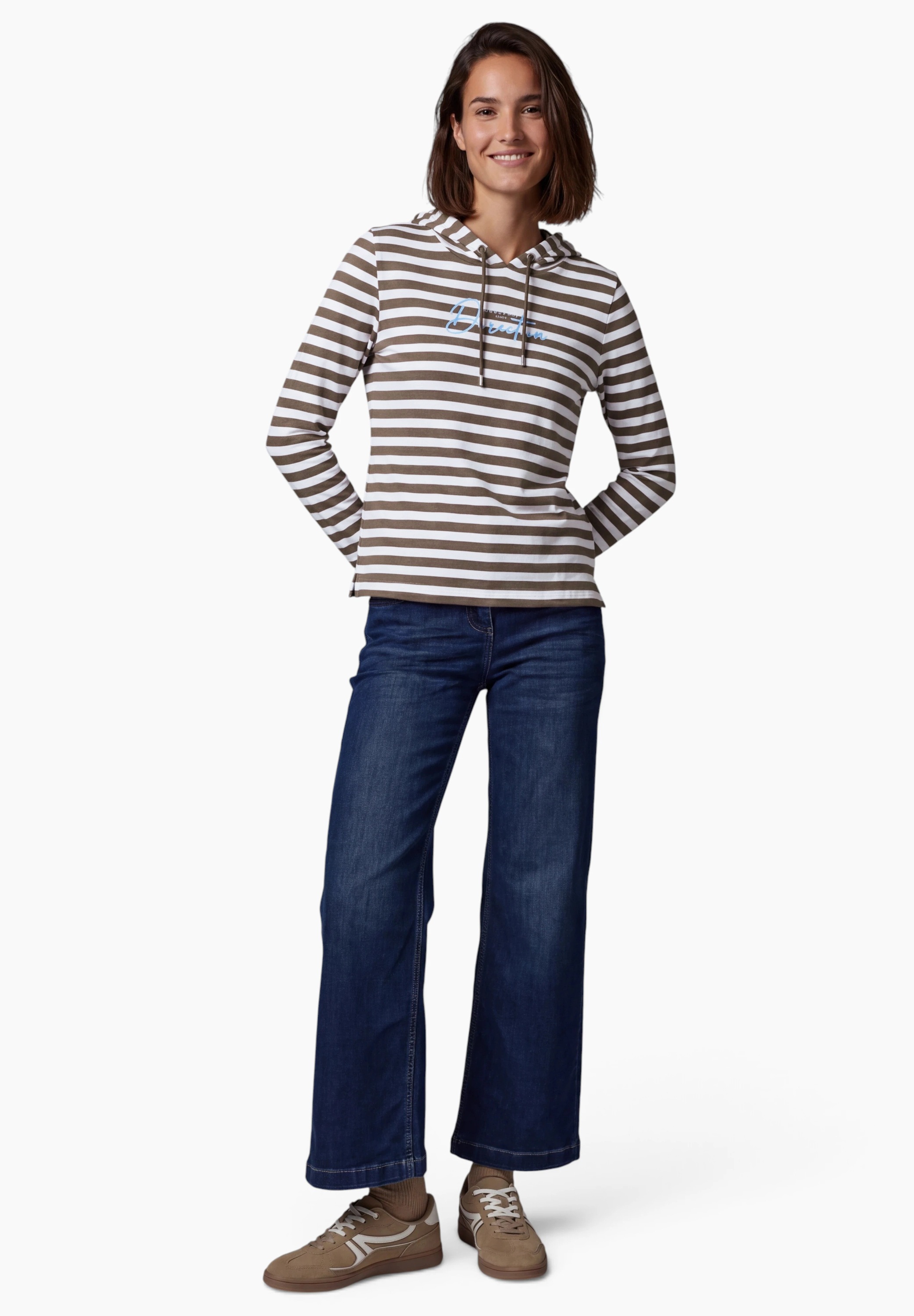 Cecil Langarmshirt mit Kapuze