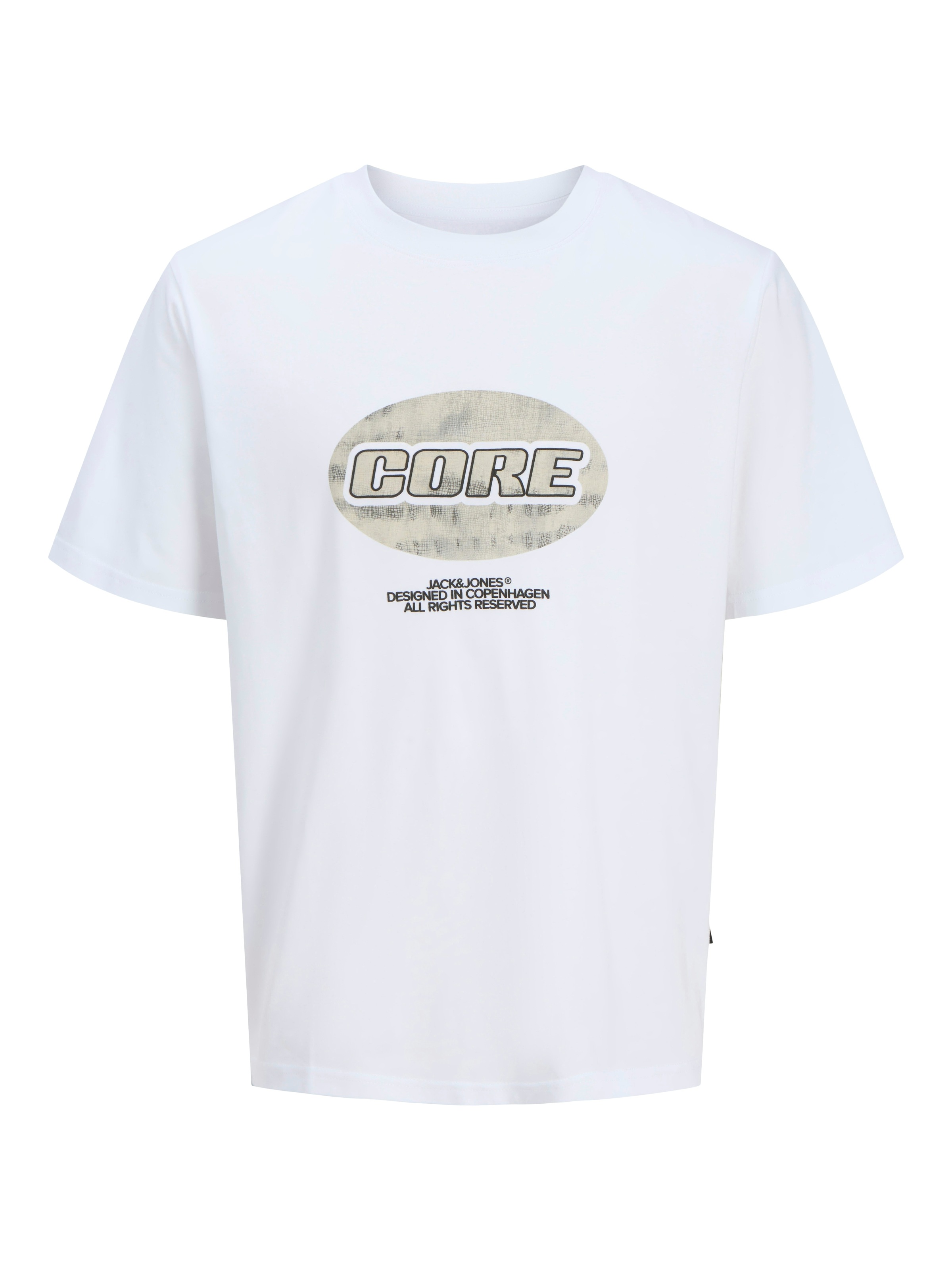 Jack & Jones T-Shirt "JCOLIDO AOP FRONT PRINT TEE SS CREW NECK", mit Frontp günstig online kaufen