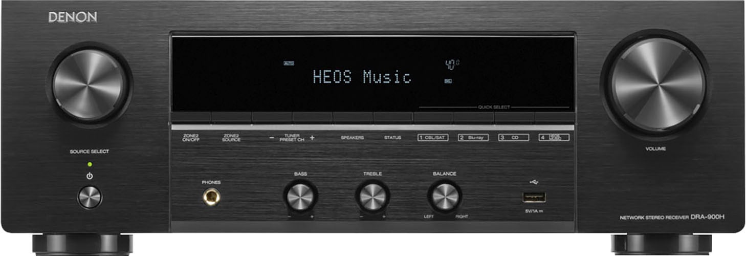 Denon AV-Receiver »DRA-900H«, 2.2, (Bluetooth-WLAN DAB+-Internetradio-Sprachsteuerung-Hi-Res Audio)