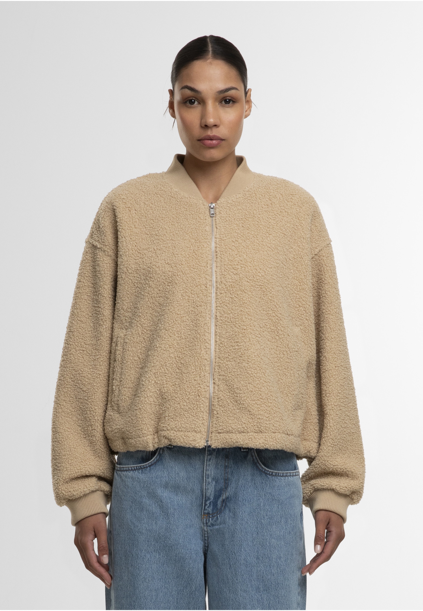 URBAN CLASSICS Langmantel »Urban Classics Ladies Structured Bomber Jacket«
