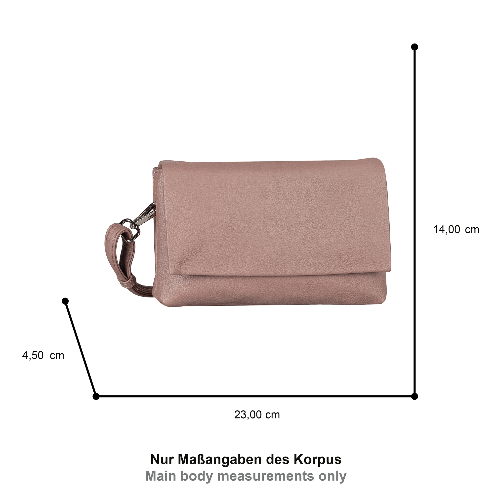 Gabor Abendtasche »Salara«, schlicht und funktional, mit 2 Kammern je nach Anlass variabel tragbar