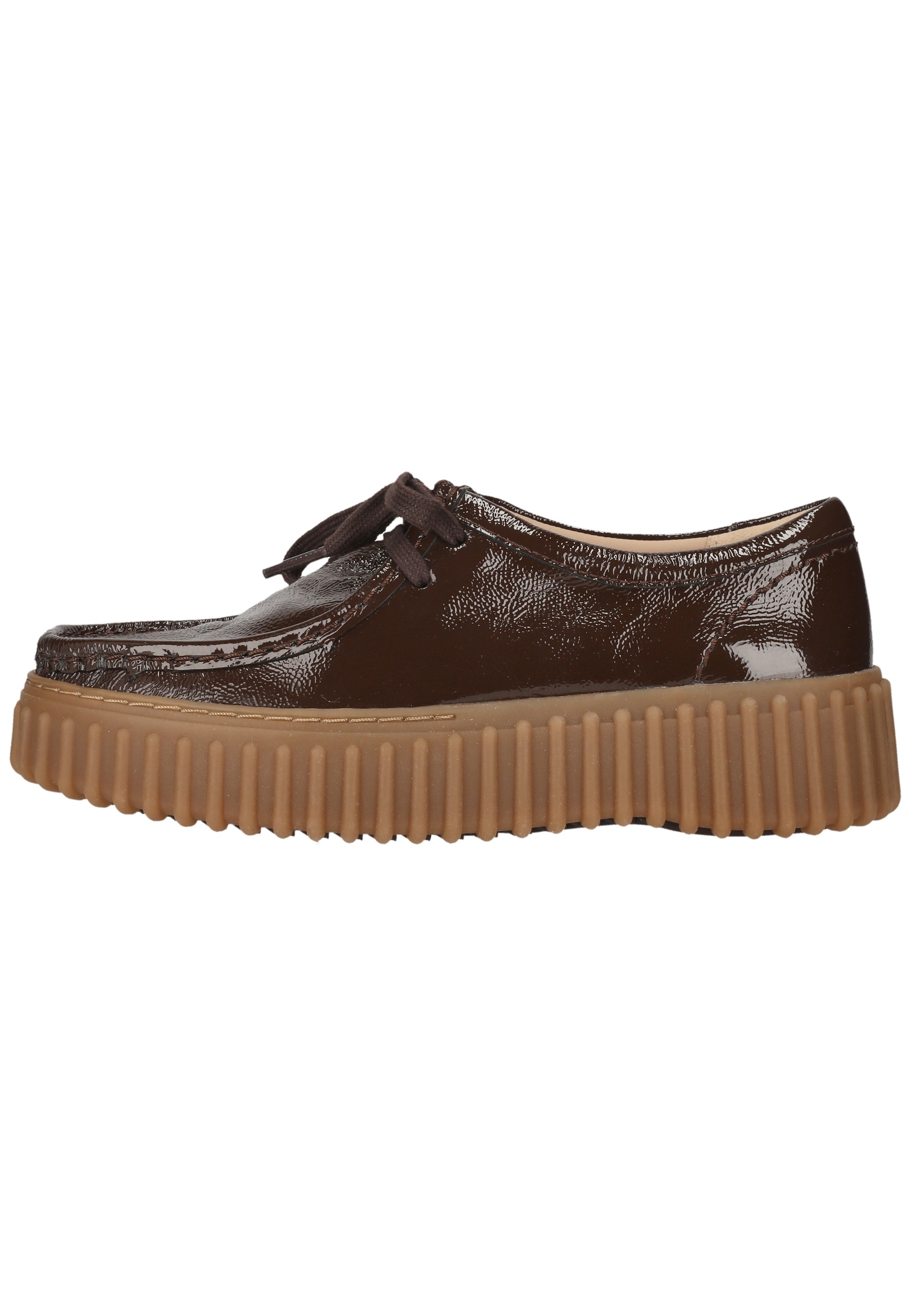 Clarks Schnürschuh "Torhill Bee" mit stromlinienförmigem Schnürdesign günstig online kaufen