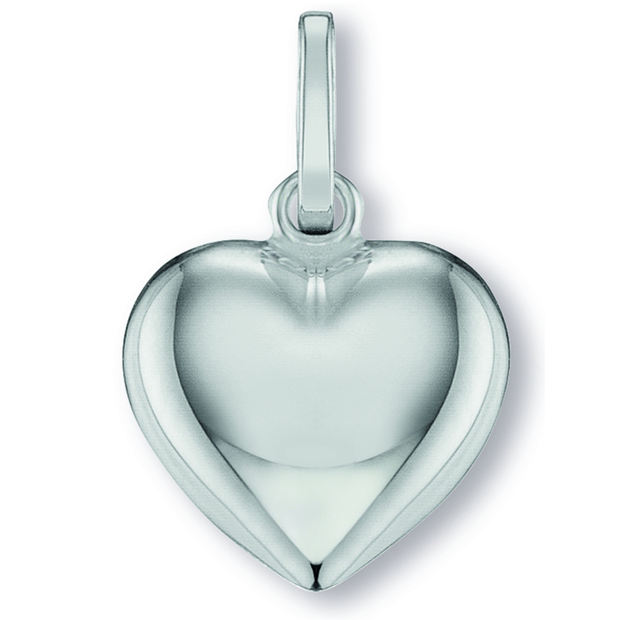 Kettenanhänger ONE ELEMENT "Herz Herz Anhänger aus 925 Silber", silber, Schmuckanhänger, Damen, Silber 925 (Sterlingsilber), Kettenanhänger, Zart & emotional – ein Geschenk, das von Herzen kommt