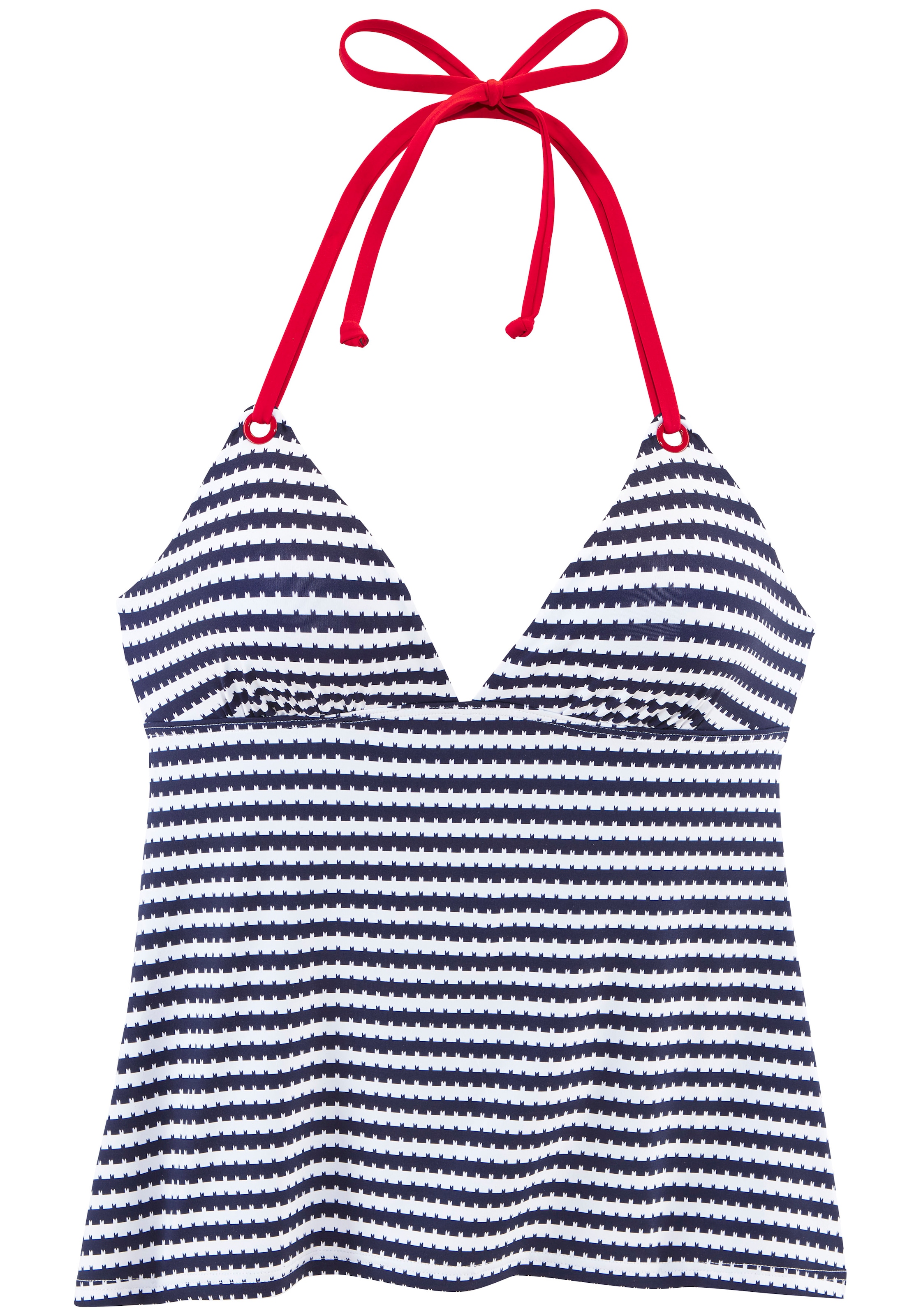 s.Oliver Tankini-Top »Elain« mit kontrastfarbigen Zierringen